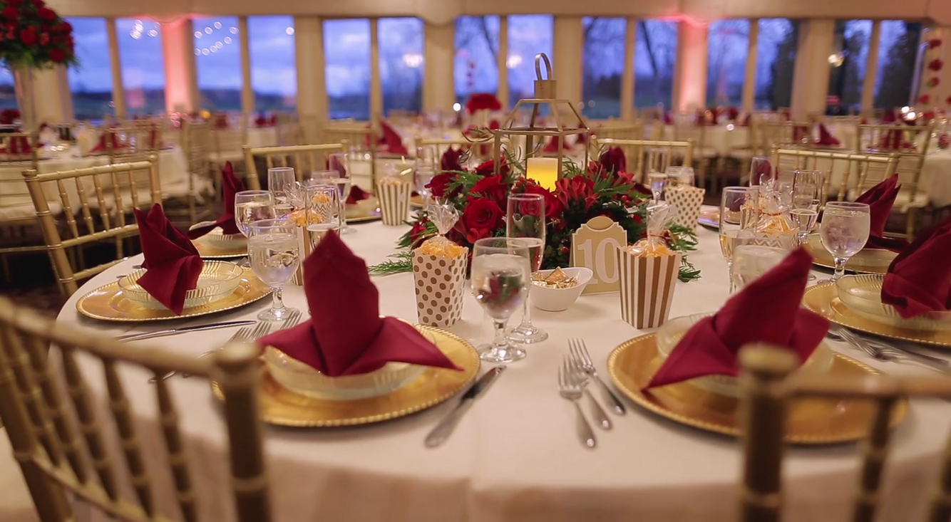 Wedding, flowers, Greystone, venue decor, classic, romantic, lanterns, candles, red garden roses, centerpieces Lantern Centerpiece, Greystone