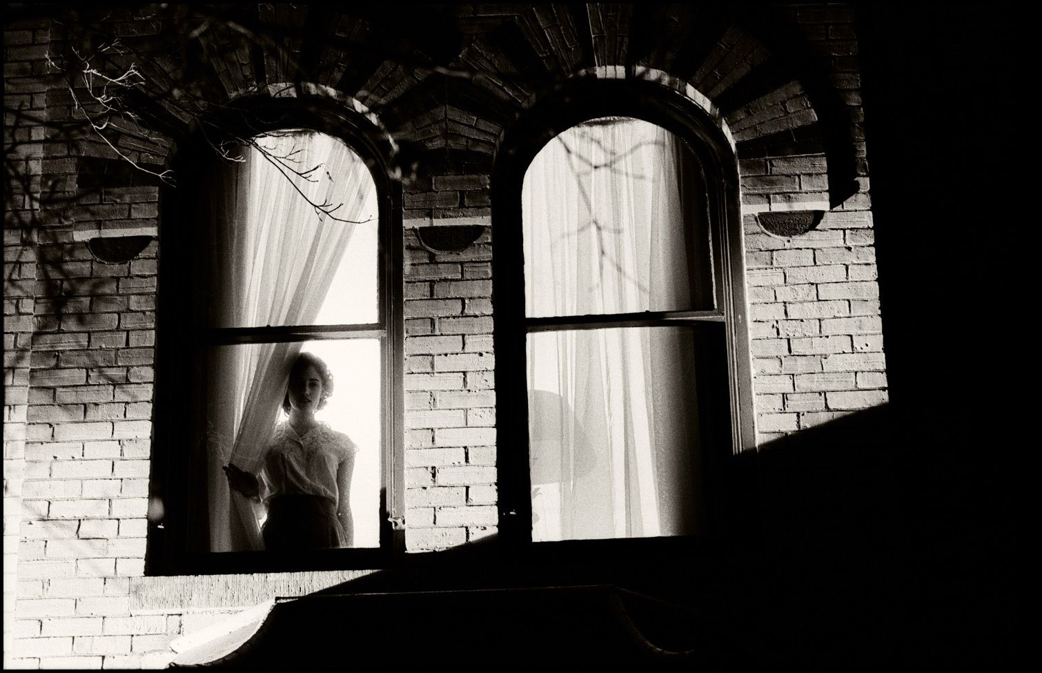 Sadness of Sex - Photographs inserted into the footage of an art film, WeeGee style.