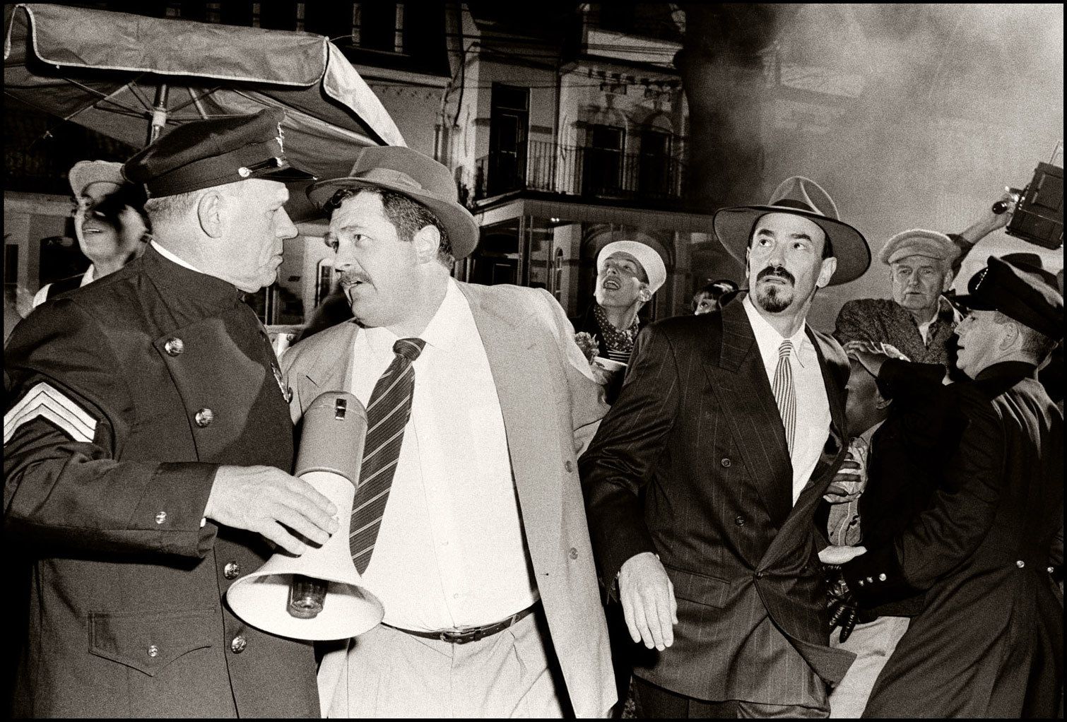 Sadness of Sex - Photographs inserted into the footage of an art film, WeeGee style.