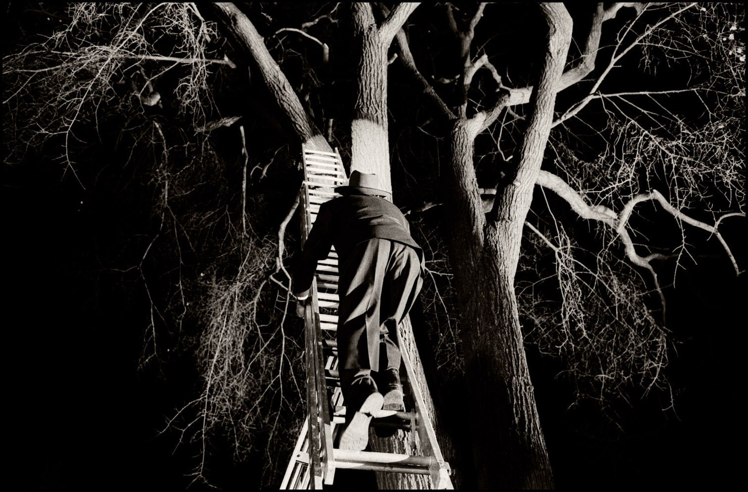 Sadness of Sex - Photographs inserted into the footage of an art film, WeeGee style.