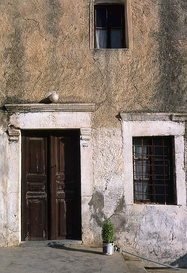 House Facade, Pitsidia, Crete