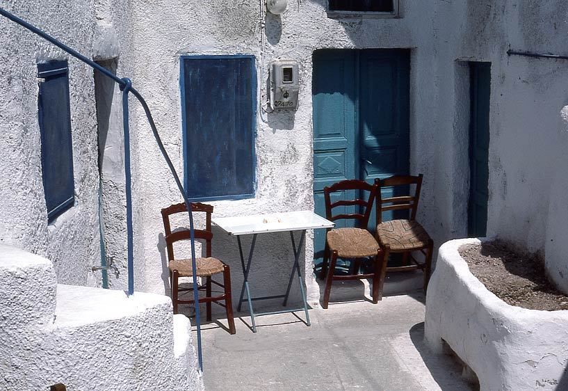 Courtyard, Mani, Peloponnese