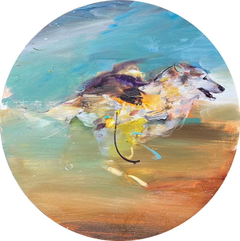 Abbeyliex Wolf 40cm diameter