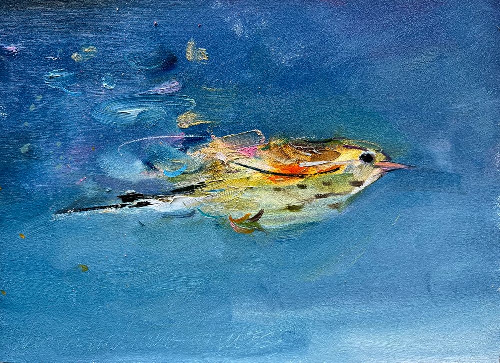 When The Bird Comes To Moss 13x18cm