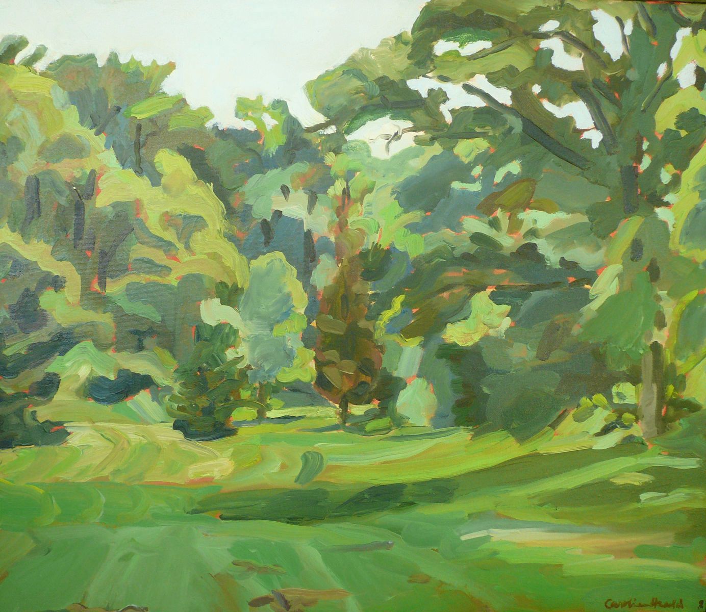 OIL ON CANVAS 20 X 24 UNFRAMED $700 BATTERY KEMBLE #1