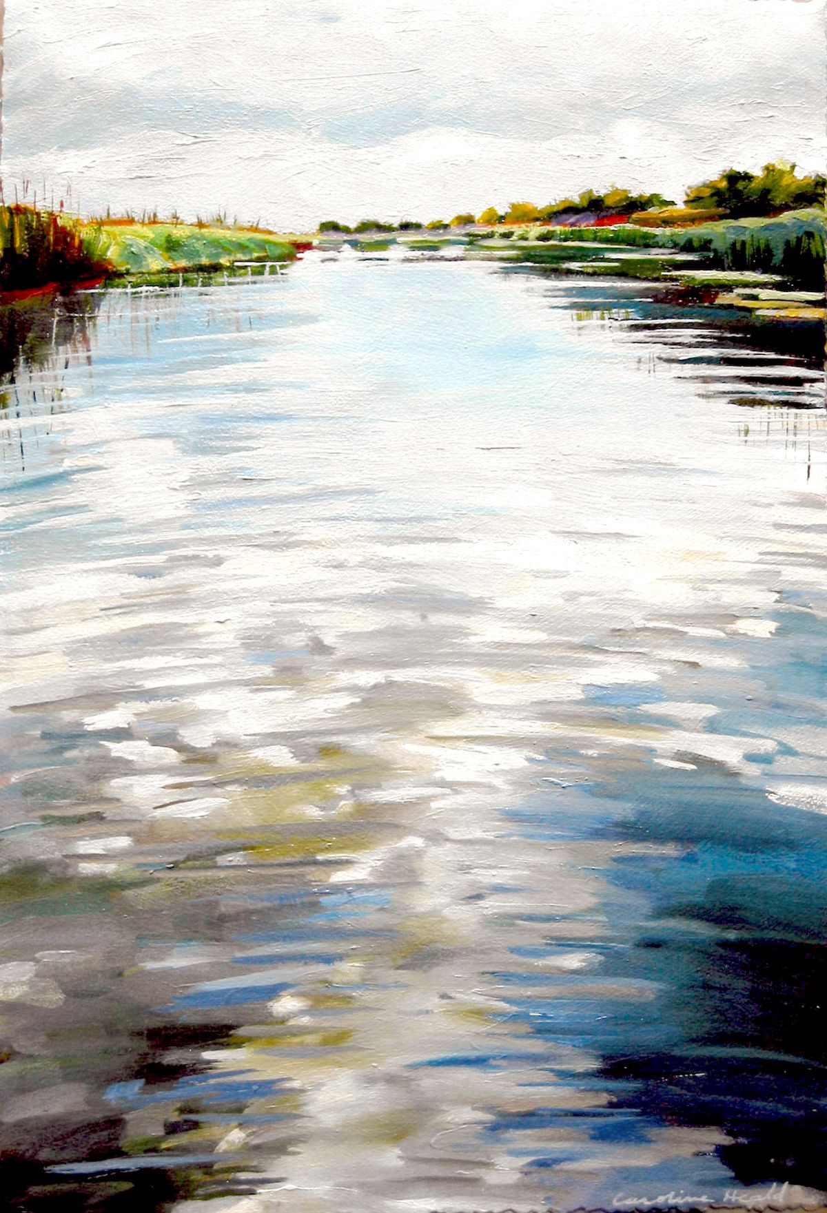 OIL ON PAPER 28X19  MATTED AND SHRINKWRAPPED  $850 MAGWOOD #5 - LATE SPRING