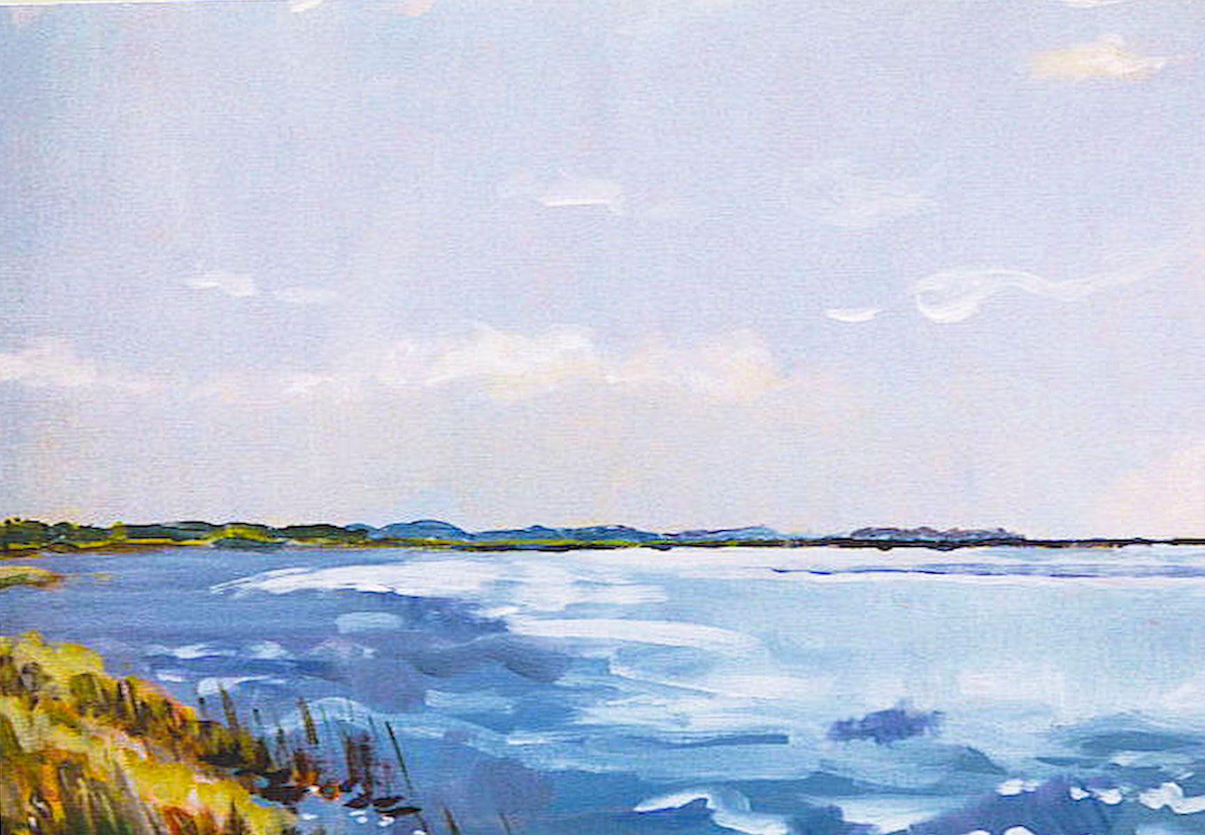 ACRYLIC ON CANVASBOARD 18 X 24   $600  FIELDS POINT #2