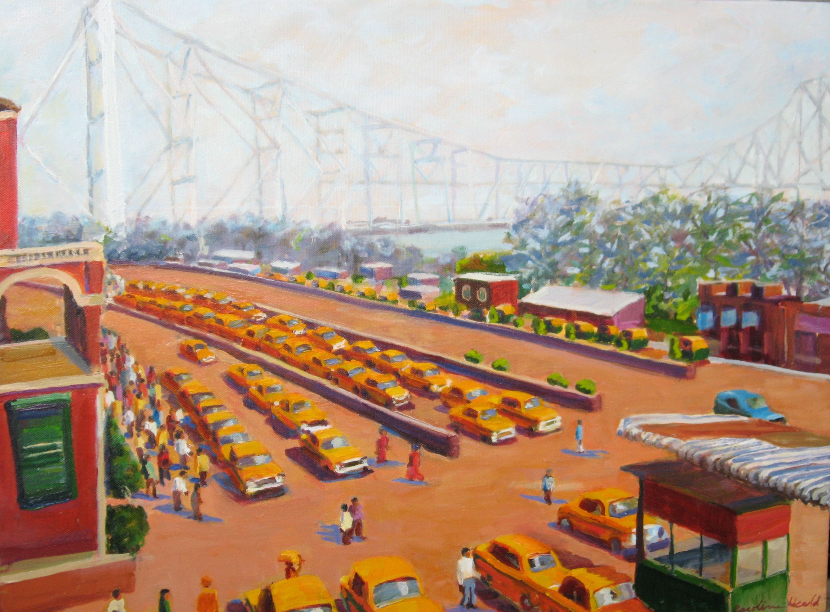 TAXIS AT HOWRAH STATION