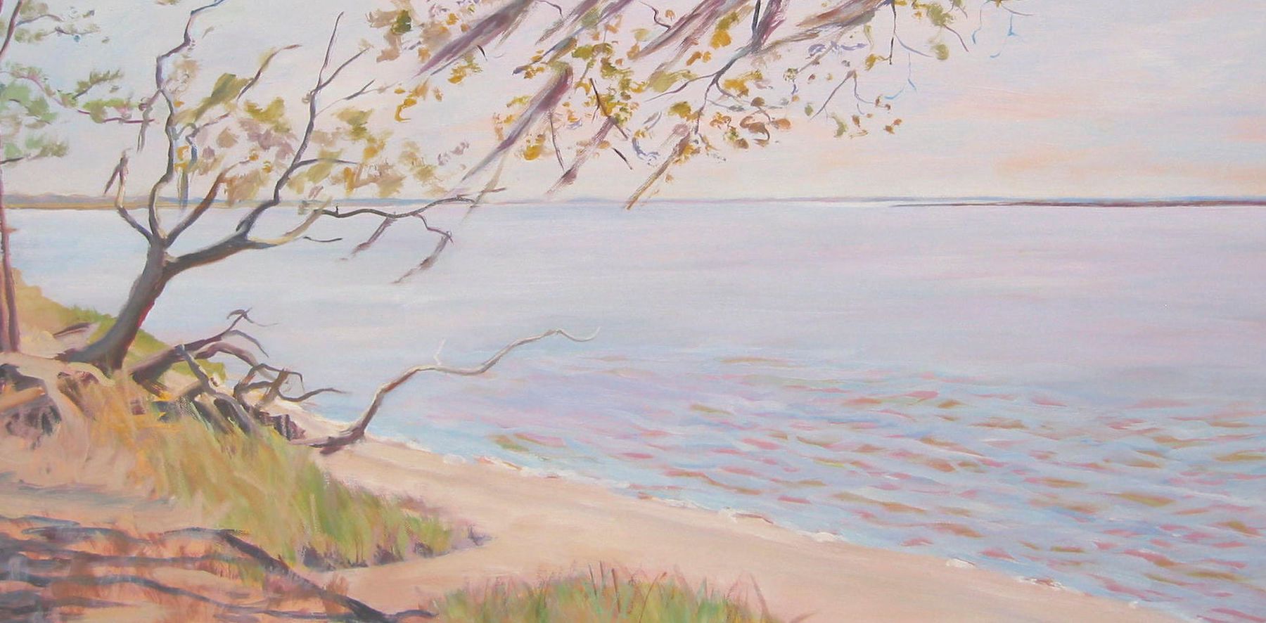 OIL ON CANVAS 18 X 36 UNFRAMED $850 FIELDS POINT #8