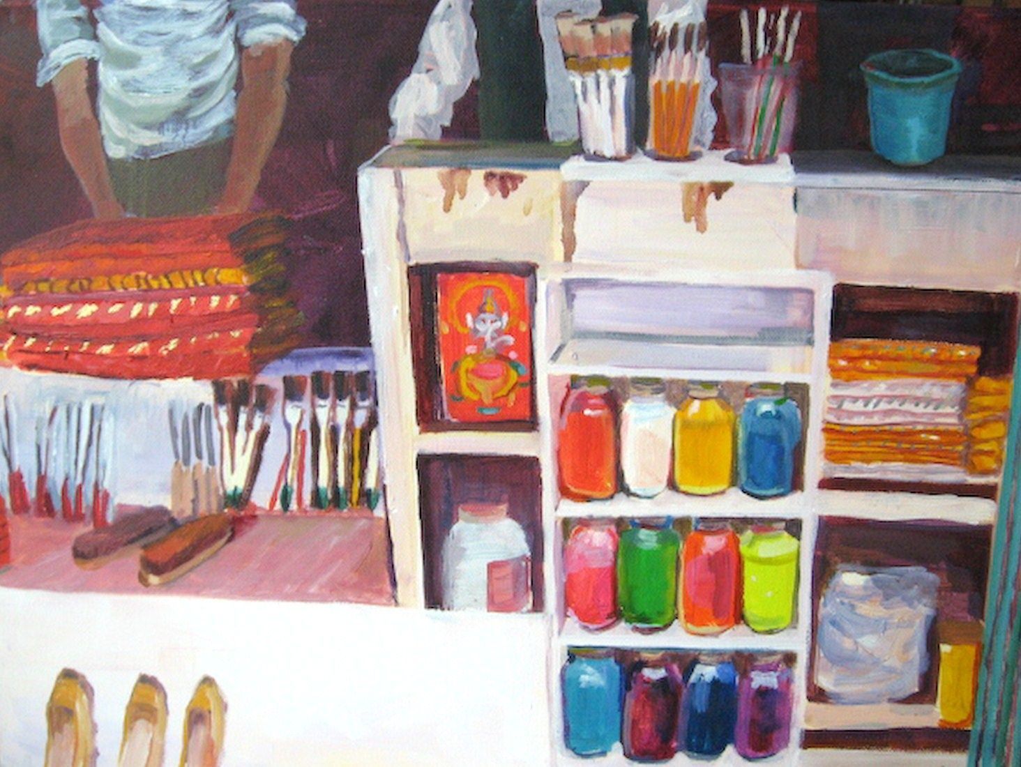 OIL ON CANVAS 18 X 24  UNFRAMED  $600  ART SUPPLY STORE