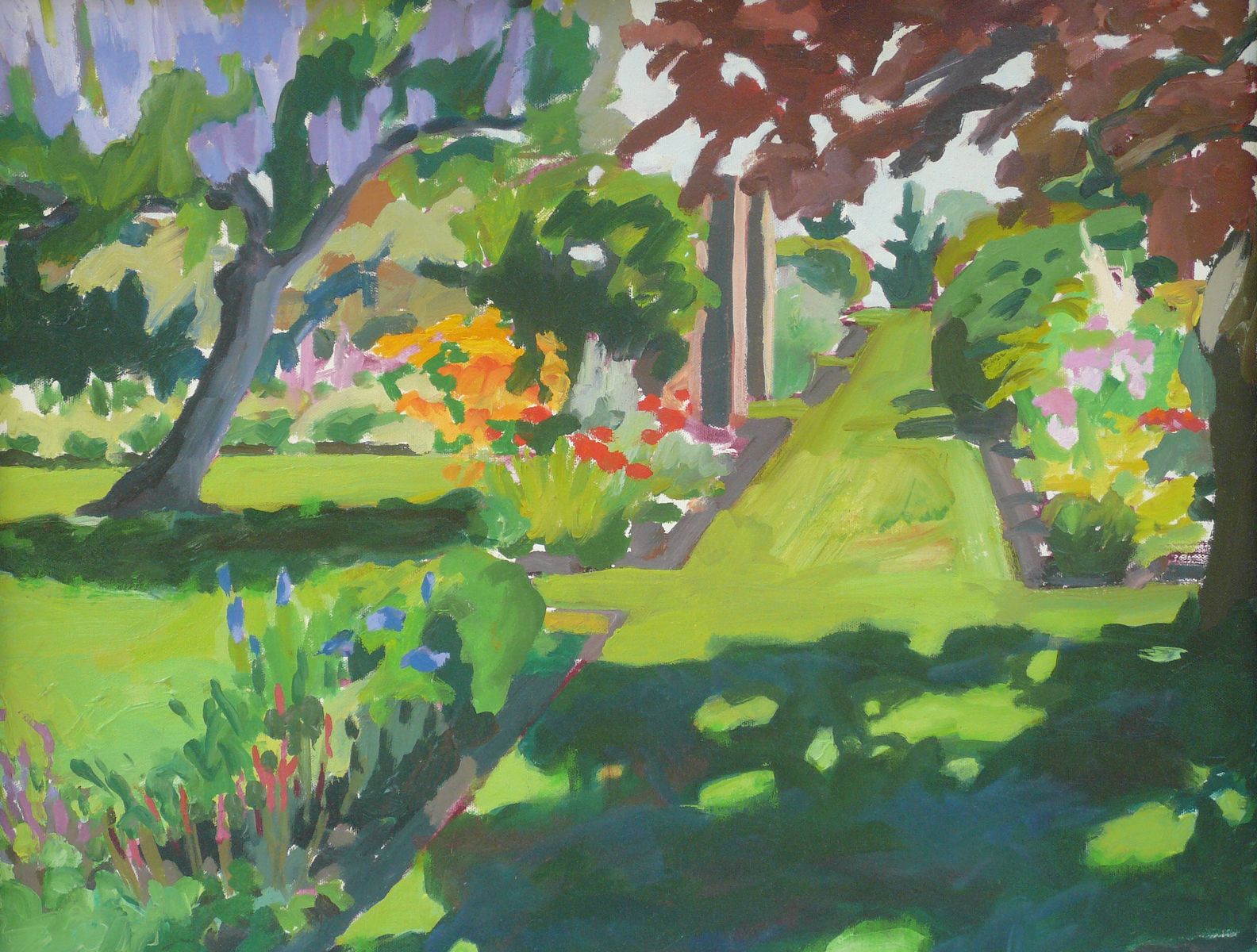 OIL ON CANVAS 20X24 UNFRAMED $700 DAYLILY-LILY DAY #2