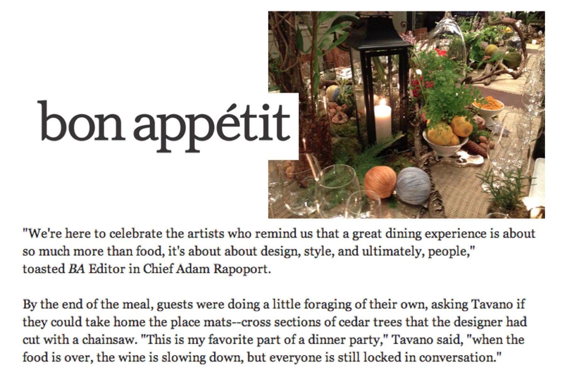 Bon Appetit