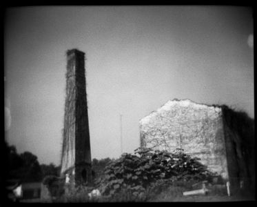 Holga Series Civil War Ruin, Acworth, GA, 1993.