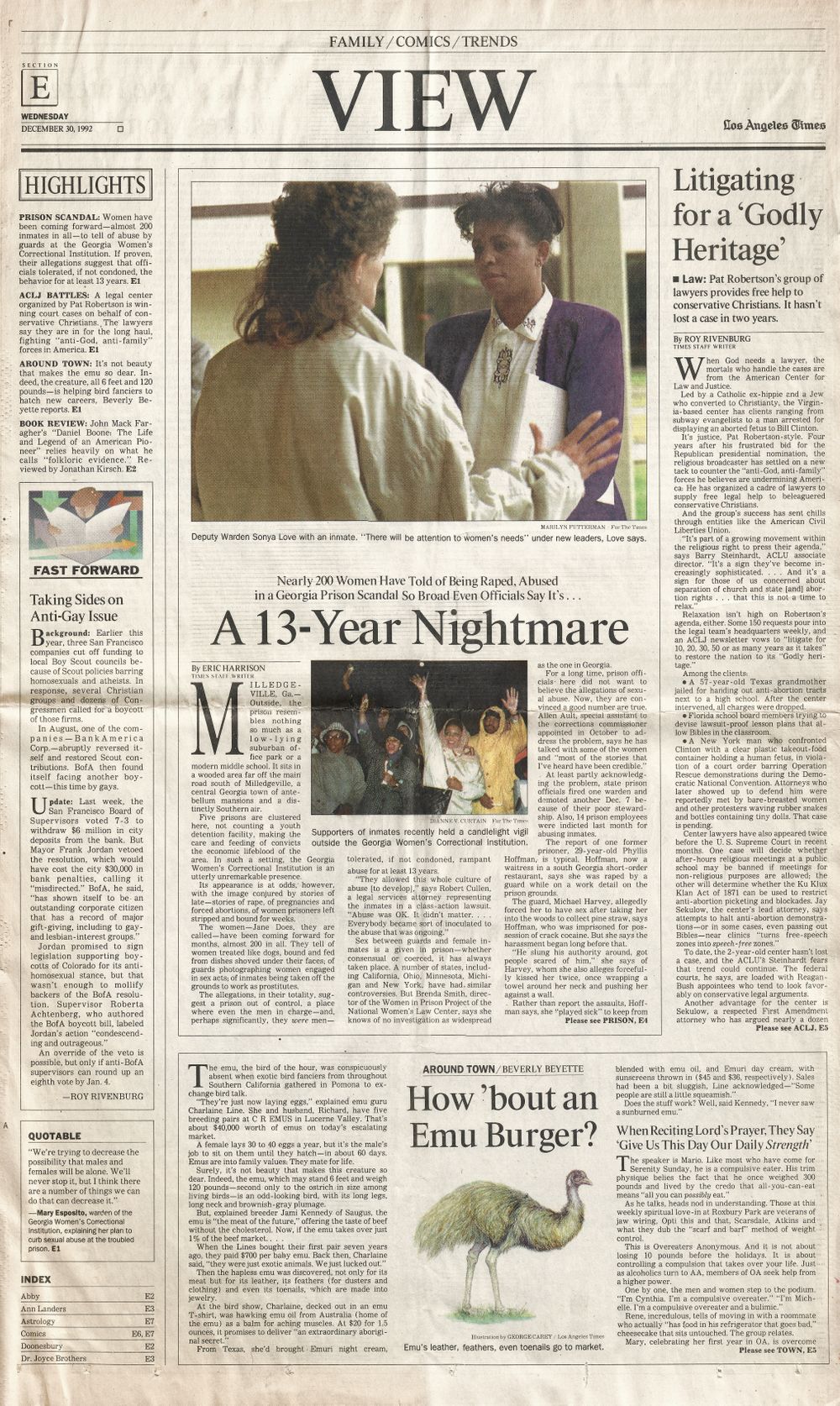 LA Times-Women In Prison_Front Page.jpg