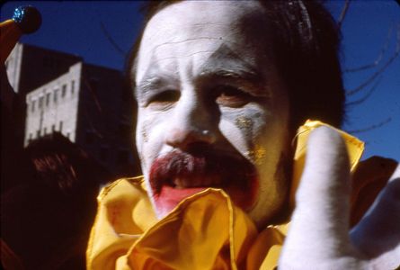 Clown at Mummer's Parade