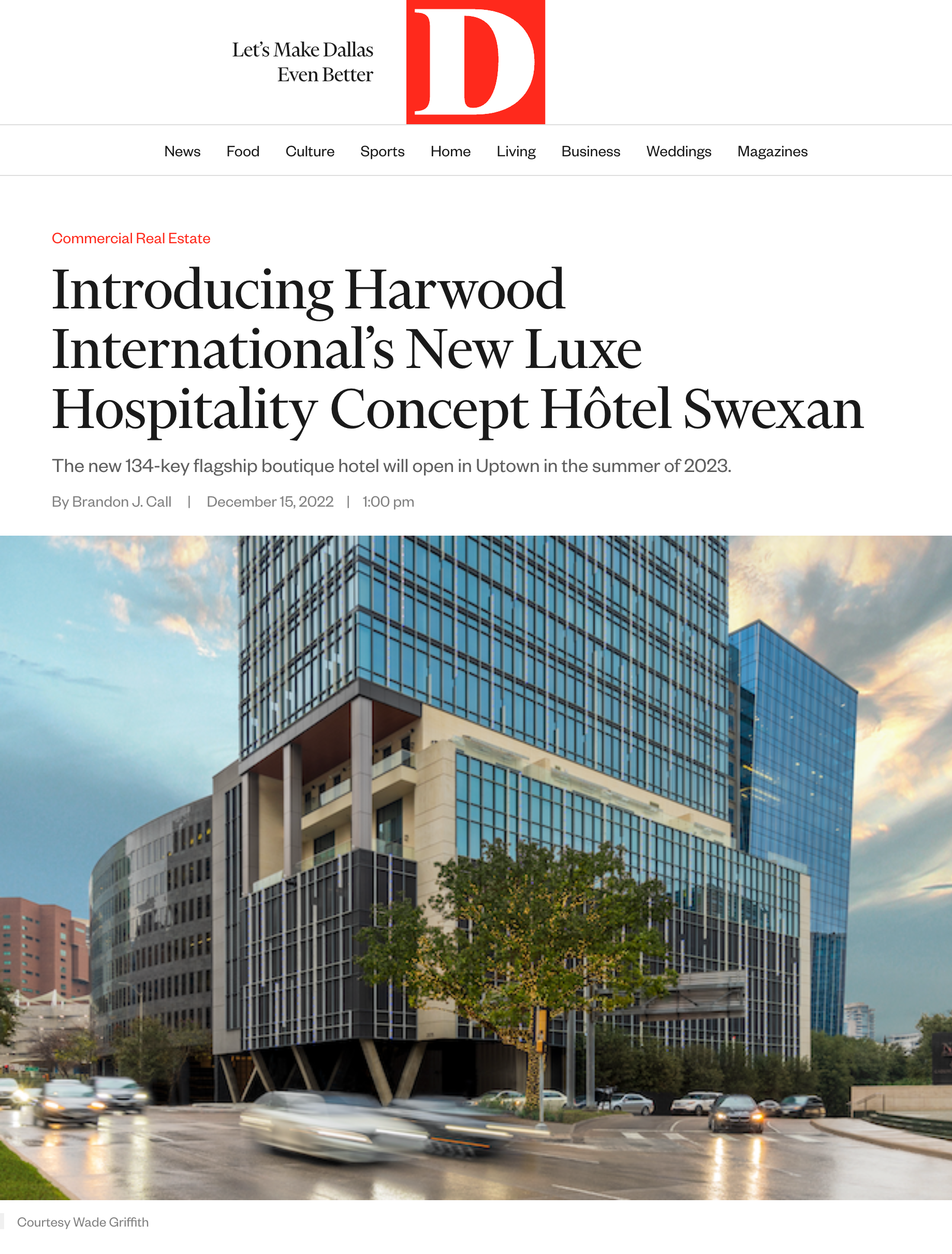 Hotel Swexen in D Magazine