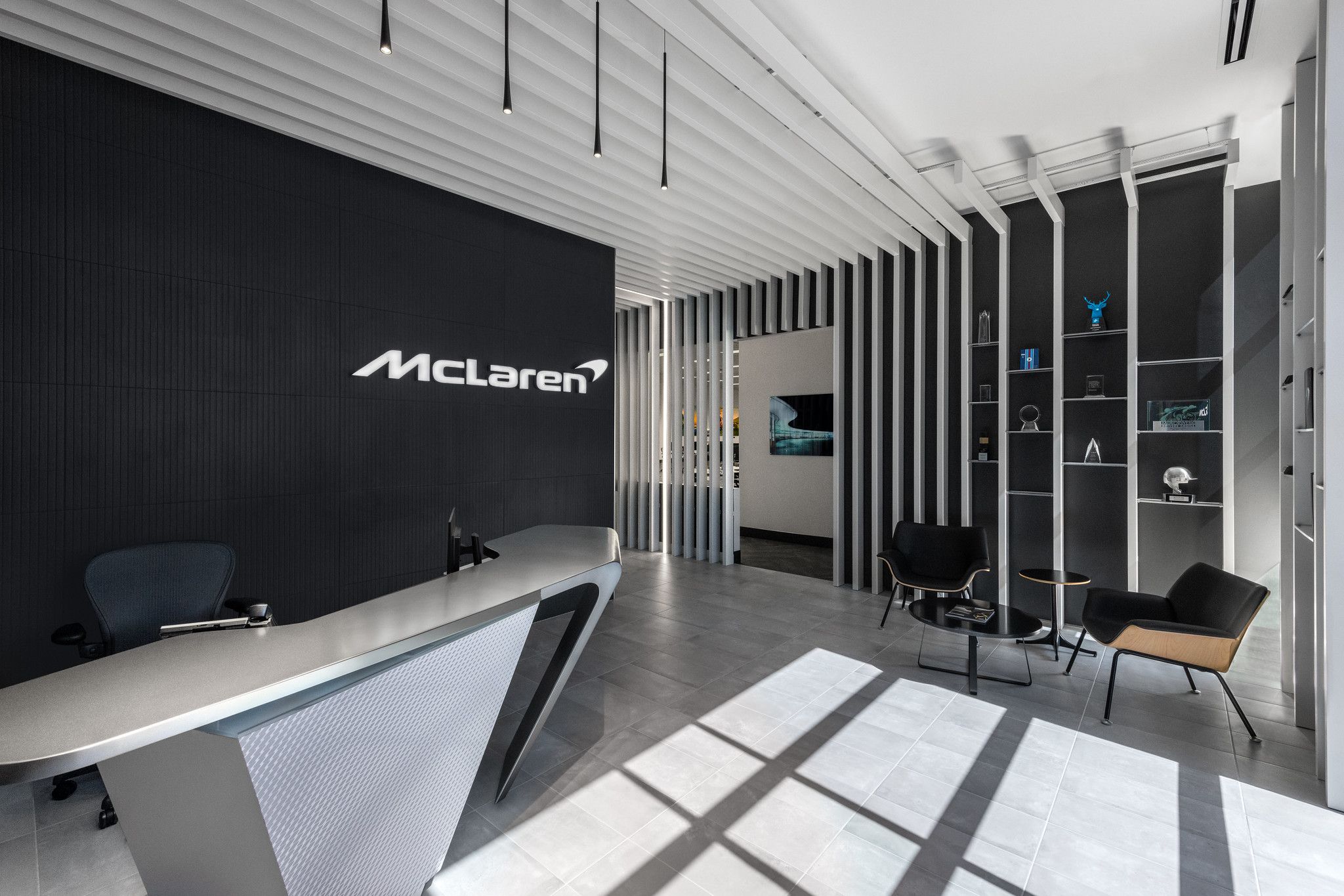 McLaren Headquarters Front Desk