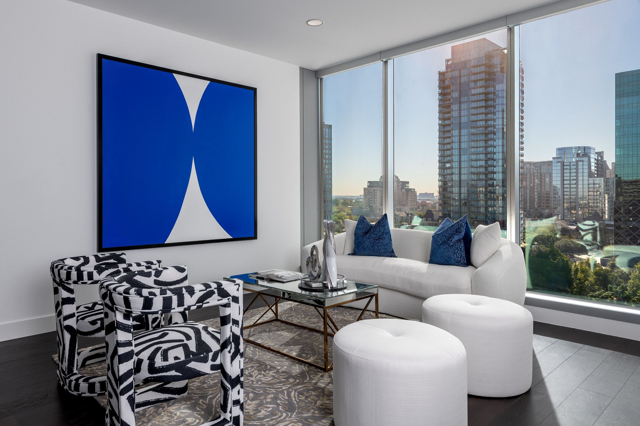 Blue Ciel Living Room