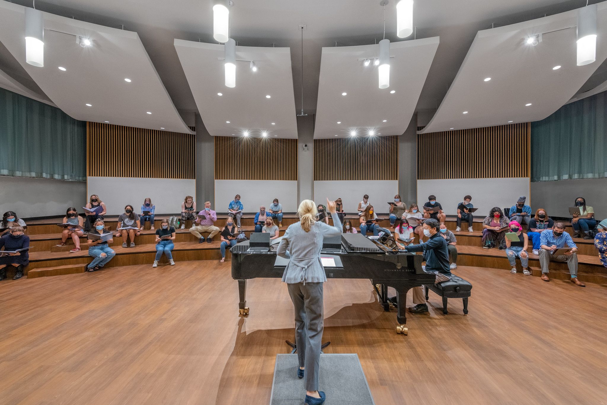 UNT College of Music Rehearsal Room