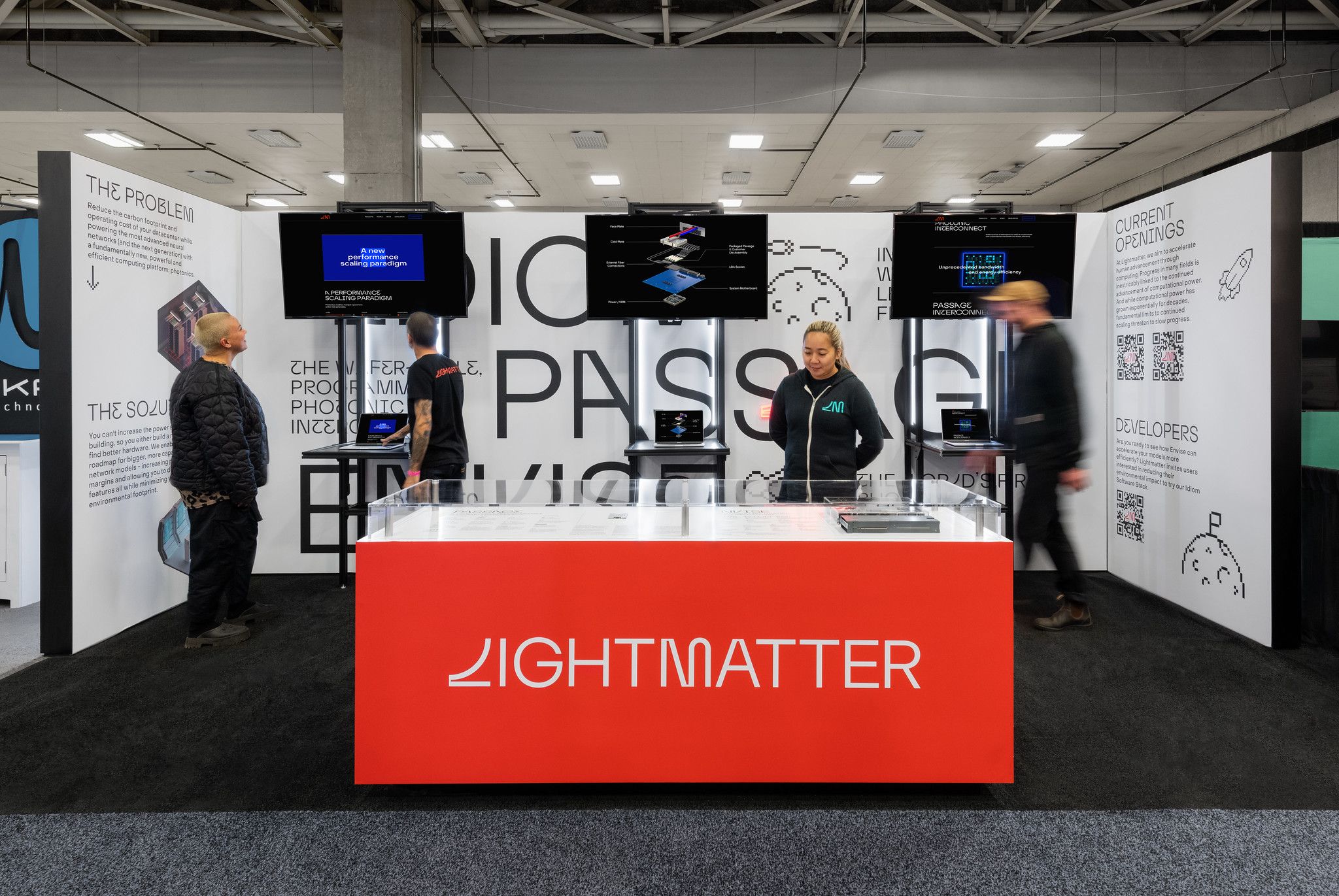 Lightmatter Tradeshow Booth