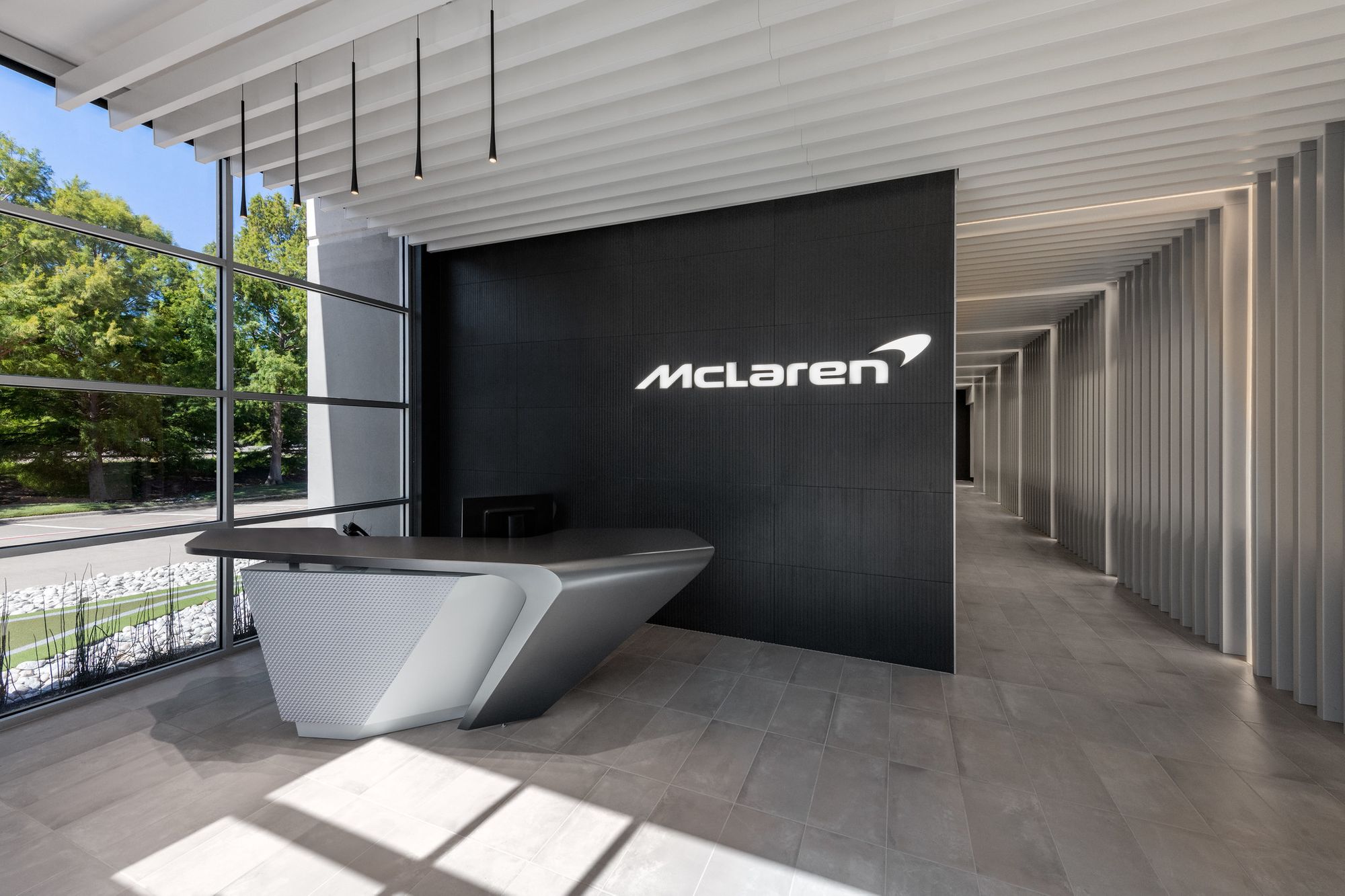 McLaren North American Headquarters Front Desk