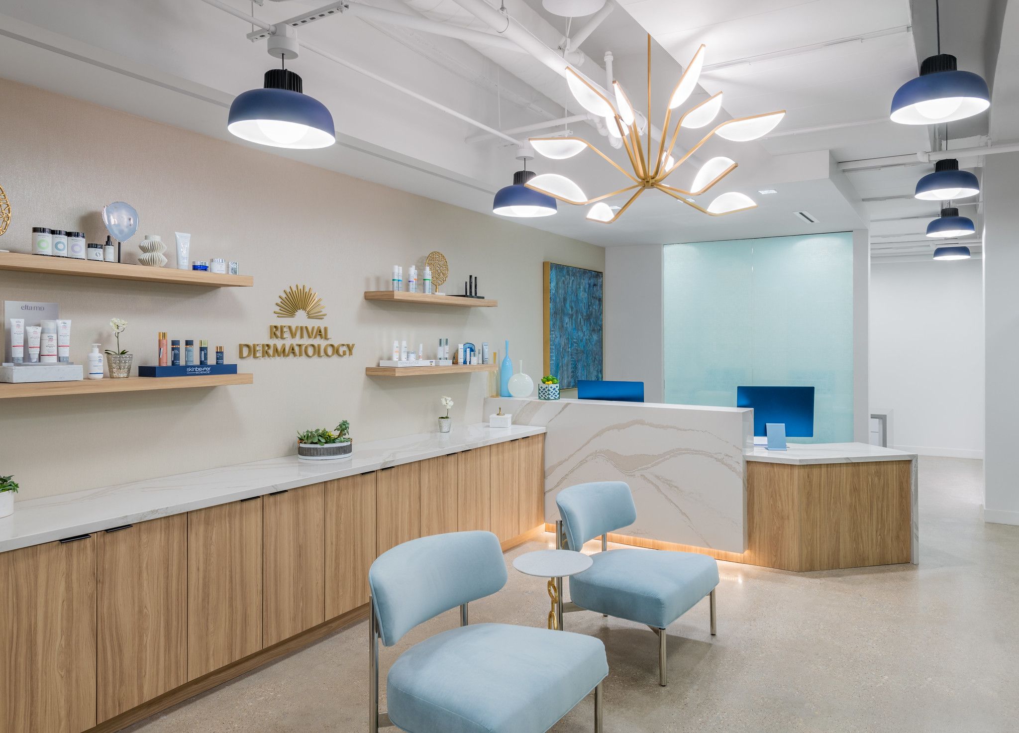 Revival Dermatology Lobby