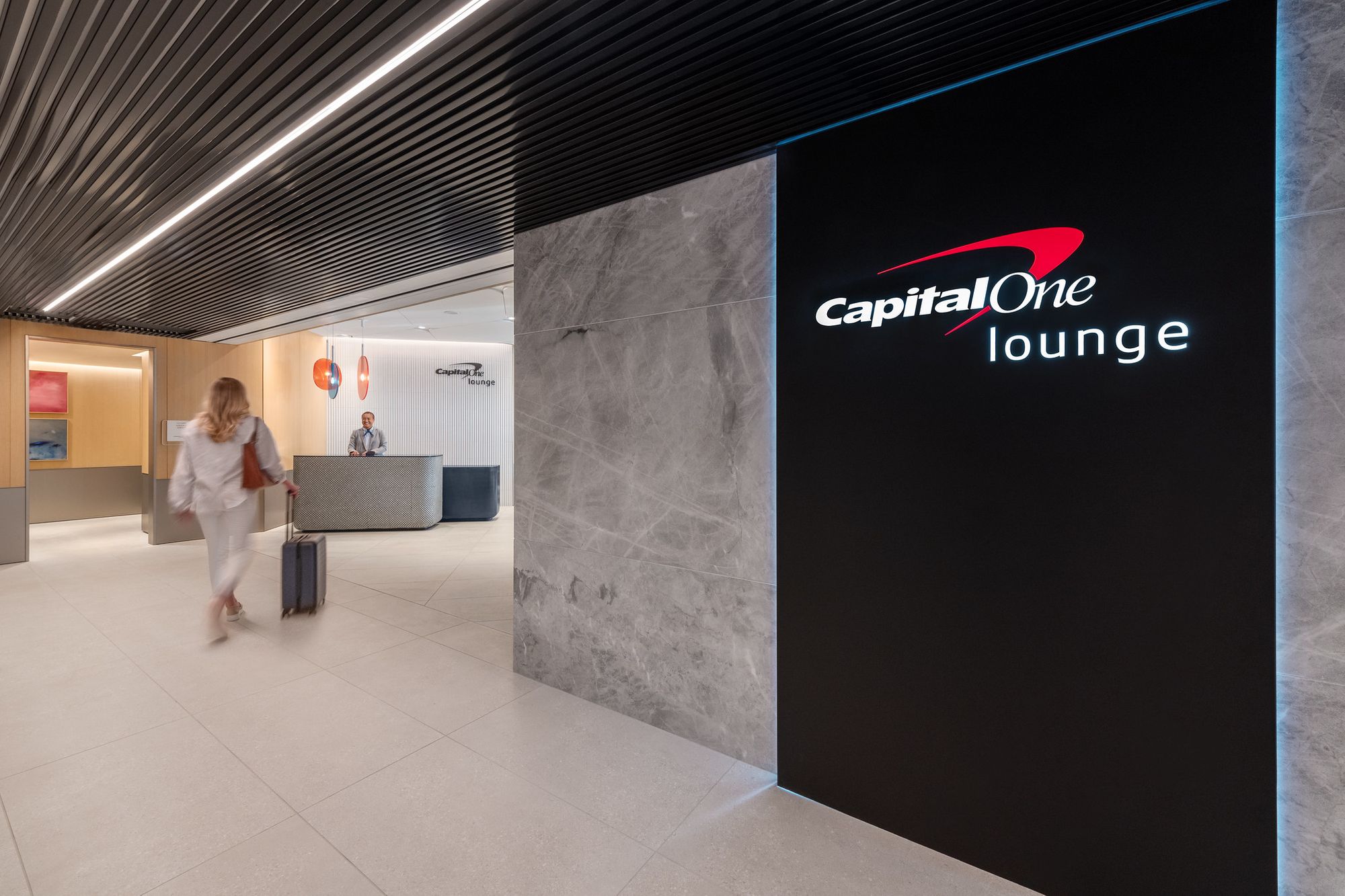 Capital One Lounge Exterior