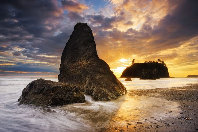 Olympic National Park Washington Laughing Stacks