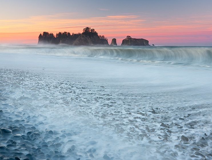 Olympic National Park, Washington Twilight, James Island