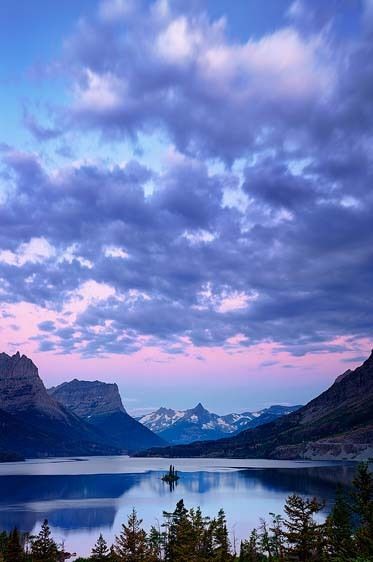 Glacier National Park, Montana Wild Goose Island Before Dawn