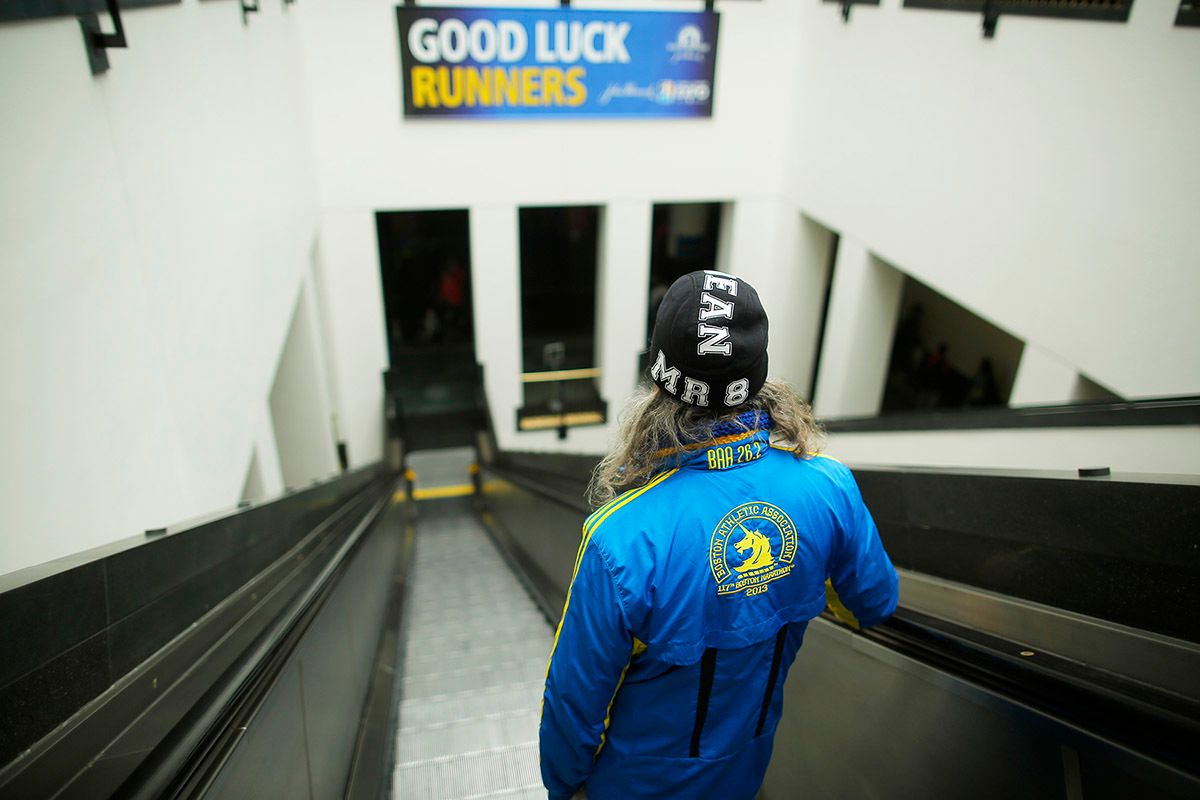 BOSTON MARATHON: ONE YEAR LATER -- THE ONE YEAR ANNIVERSARY OF THE BSTON MARATHON BOMBINGS REMEMBERED FROM TEH DATE OF THE ANNIVERSAYR, FEBRUARY 15, THROUGH TO THE 118TH RUNNING OF THE BOSTON MARATHON.