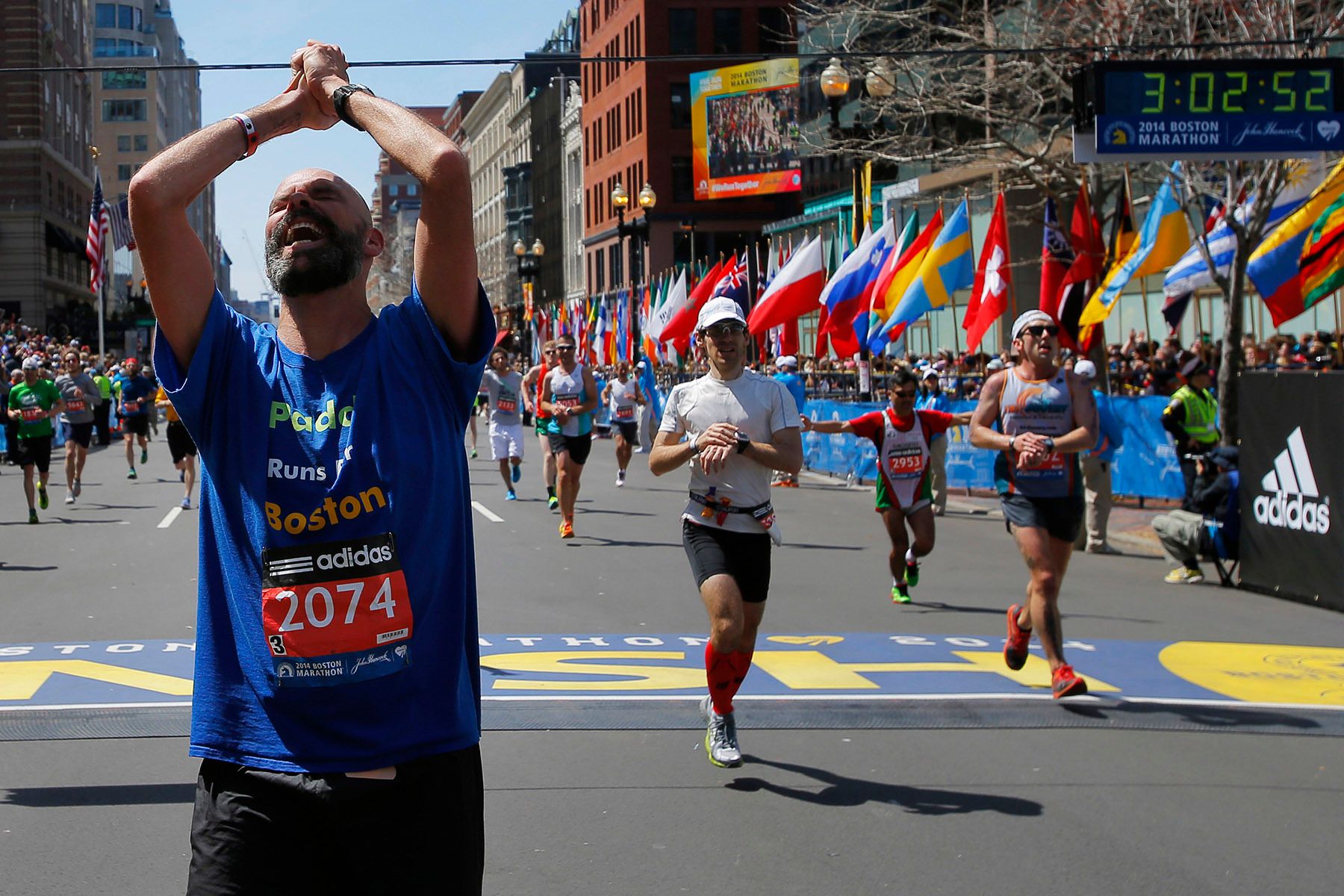 BOSTON MARATHON: ONE YEAR LATER -- THE ONE YEAR ANNIVERSARY OF THE BSTON MARATHON BOMBINGS REMEMBERED FROM TEH DATE OF THE ANNIVERSAYR, FEBRUARY 15, THROUGH TO THE 118TH RUNNING OF THE BOSTON MARATHON.