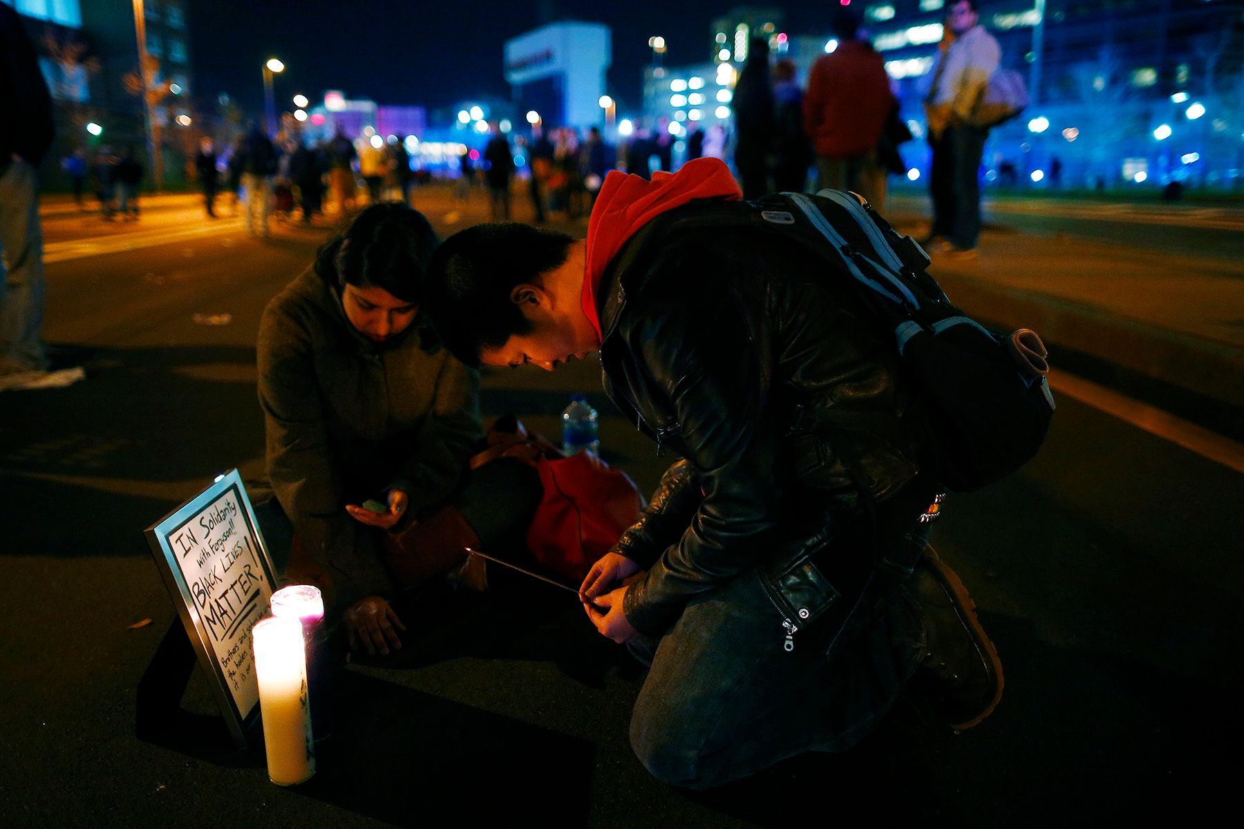 BLACK LIVES MATTER -- DEMONSTRATIONS AGAINST RECENT GRAND JURY DECISIONS NOT TO INDICT POLICE OFFICERS IN THE DEATHS OF MICHAEL BROWN AND ERIC GARNER CROSSED BOSTON FOR MANY DAYS.