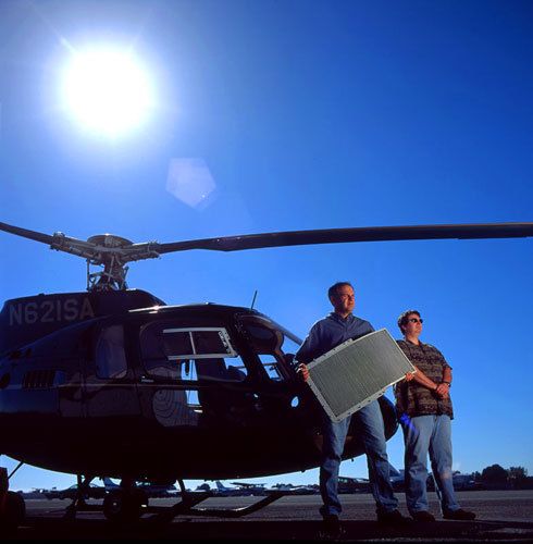 Filtration Development Corp. of Novato, Calif., sued the US Military for unfair contract practices. Shot for Forbes Magazine. Filter Wars