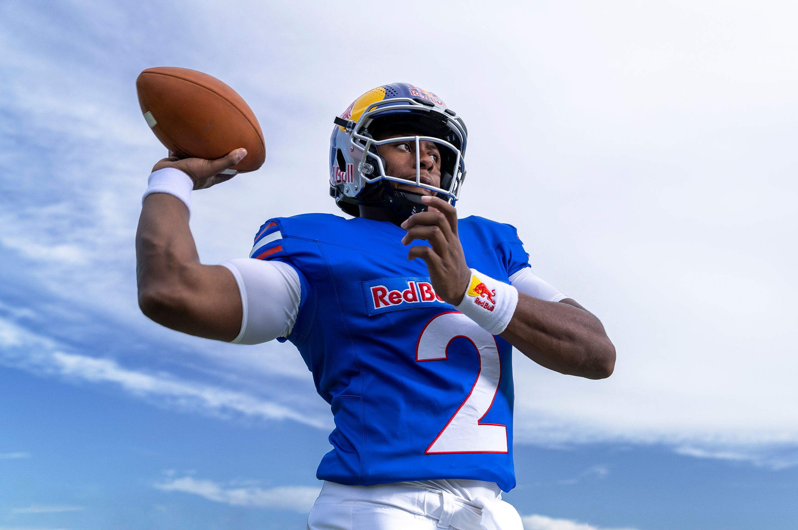 DJ Lagway Lagway airs it out looking for the touchdown pass. DJ Lagway