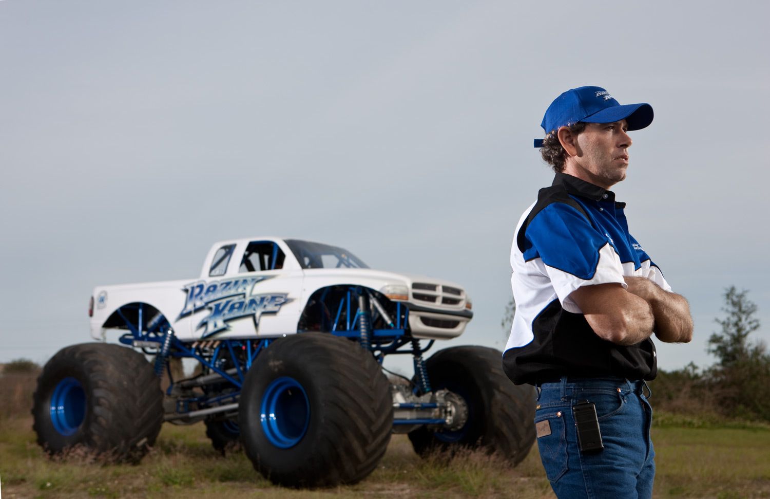 Monster Truck Driver Portrait Florida