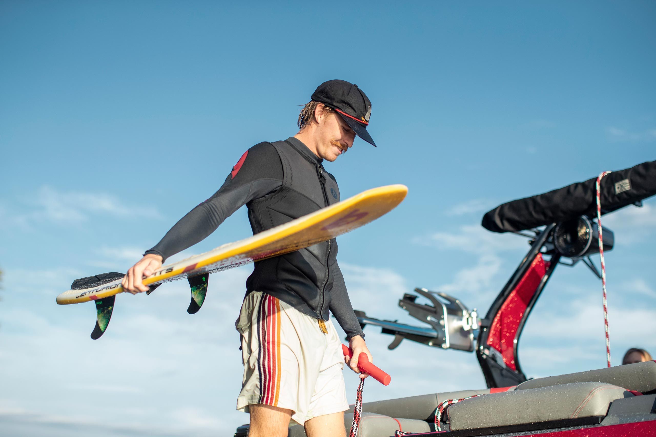 Wakesurfer Jake Breedlove