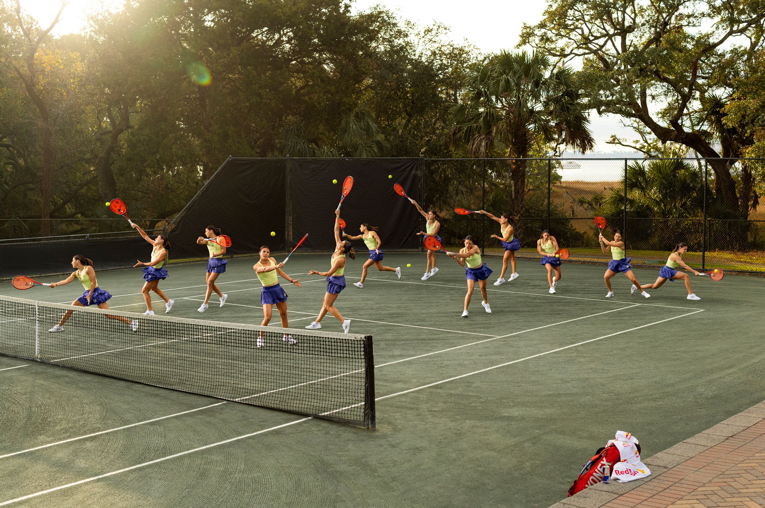 WTA Tennis player Emma Navarro's speed gets her everywhere on the clay court. Emma Navarro