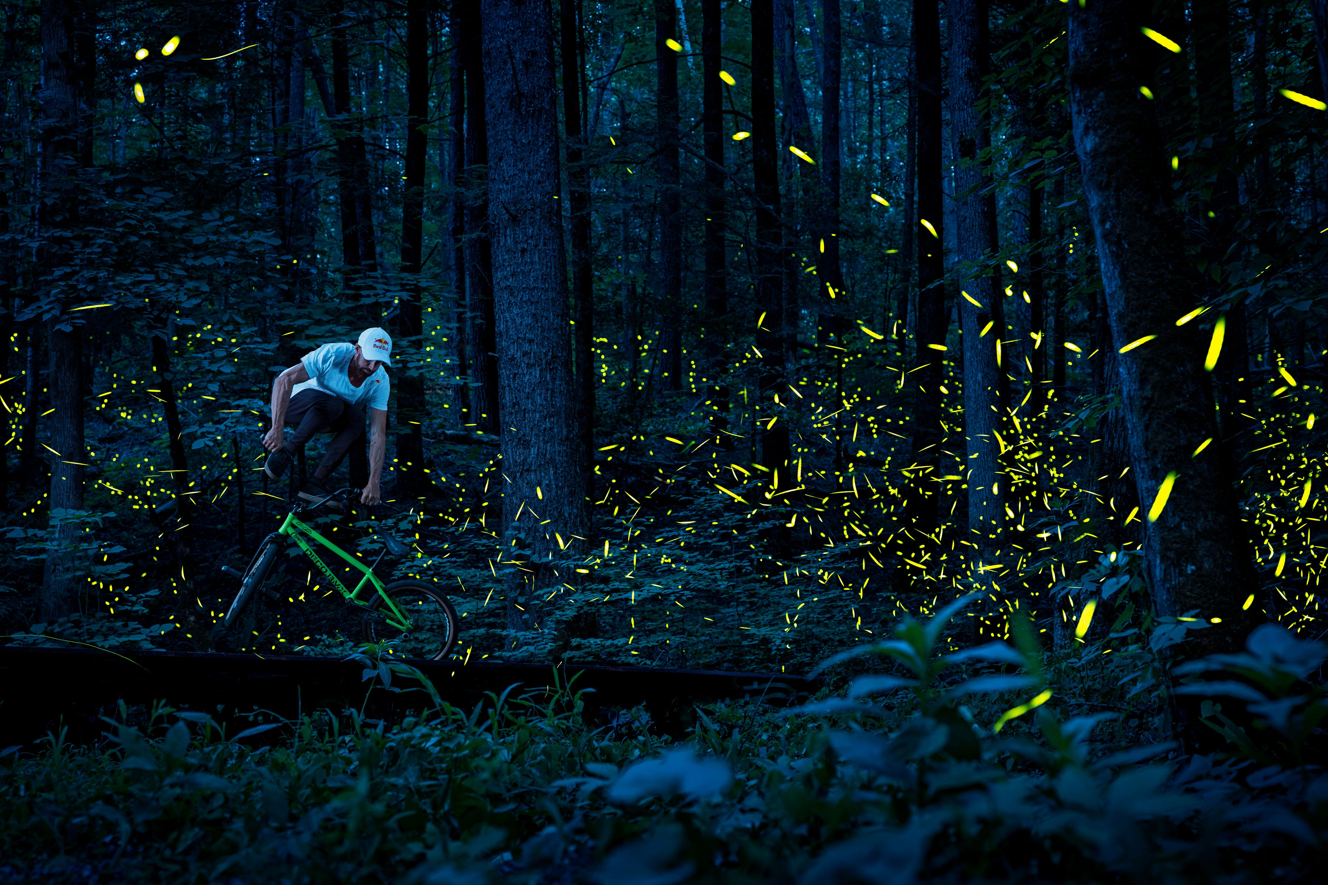 Terry Adams rides flatland BMX amongst the fireflies of Tennessee.