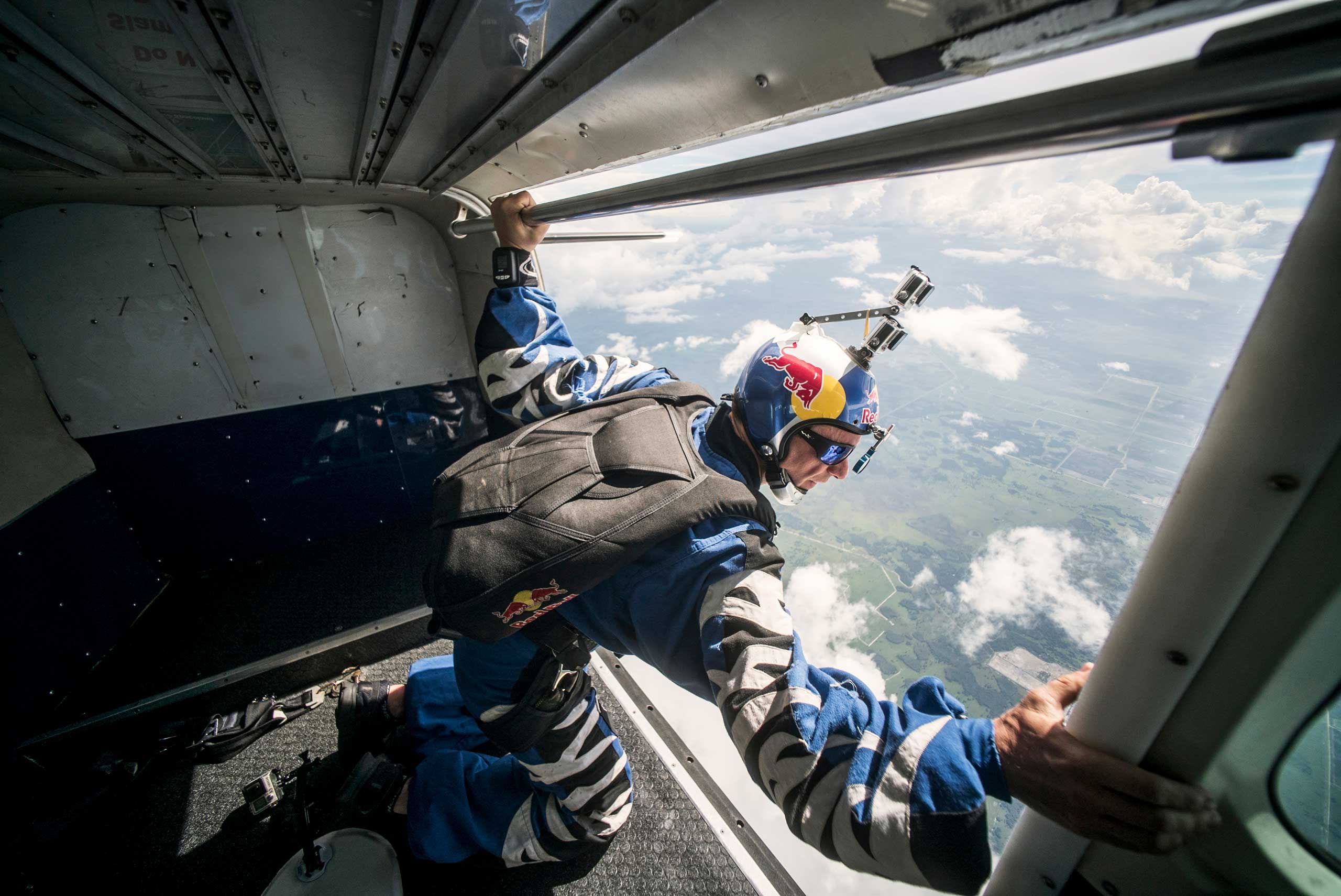 Red Bull Airforce athlete  John DeVore