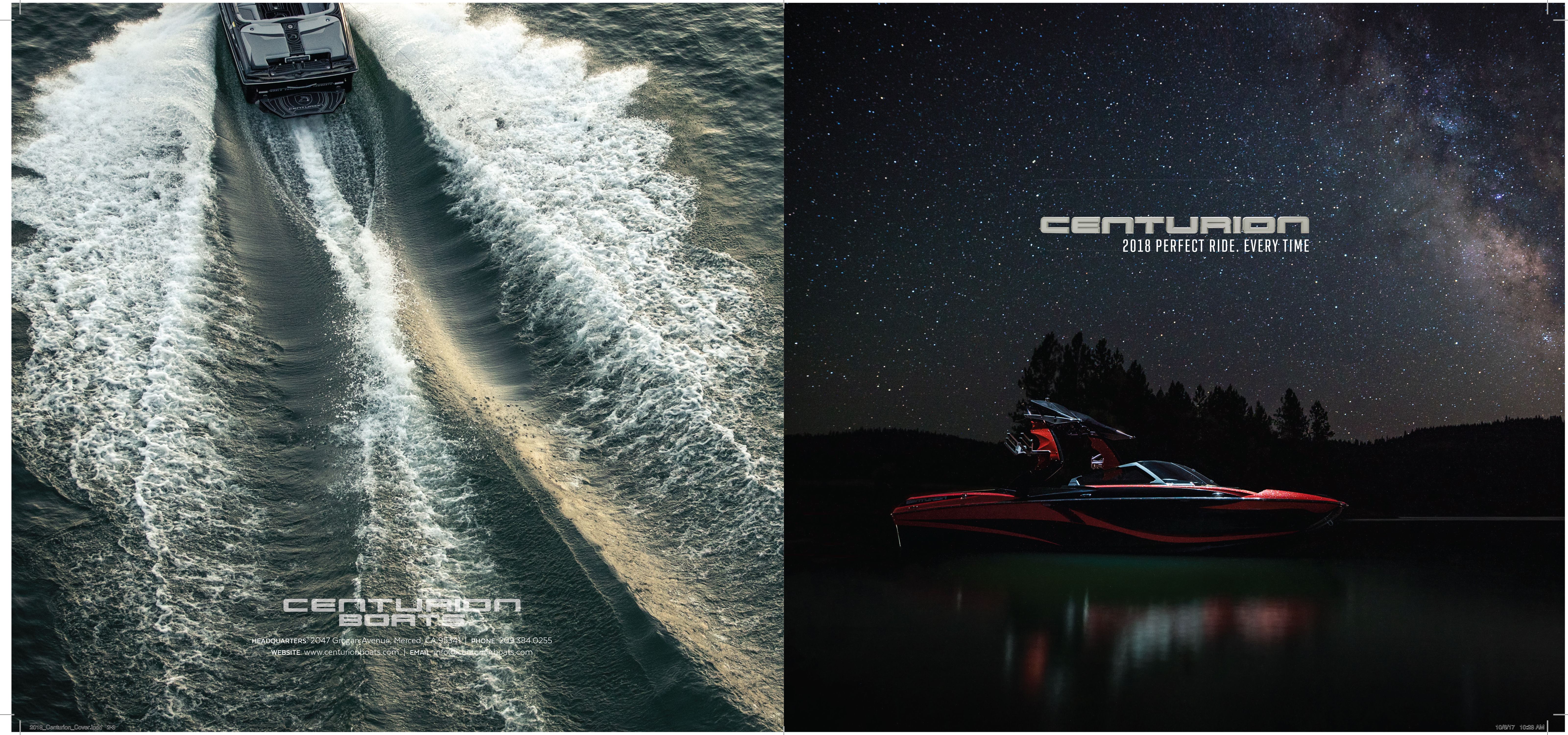 Centurion Boats 2018 Catalog Cover