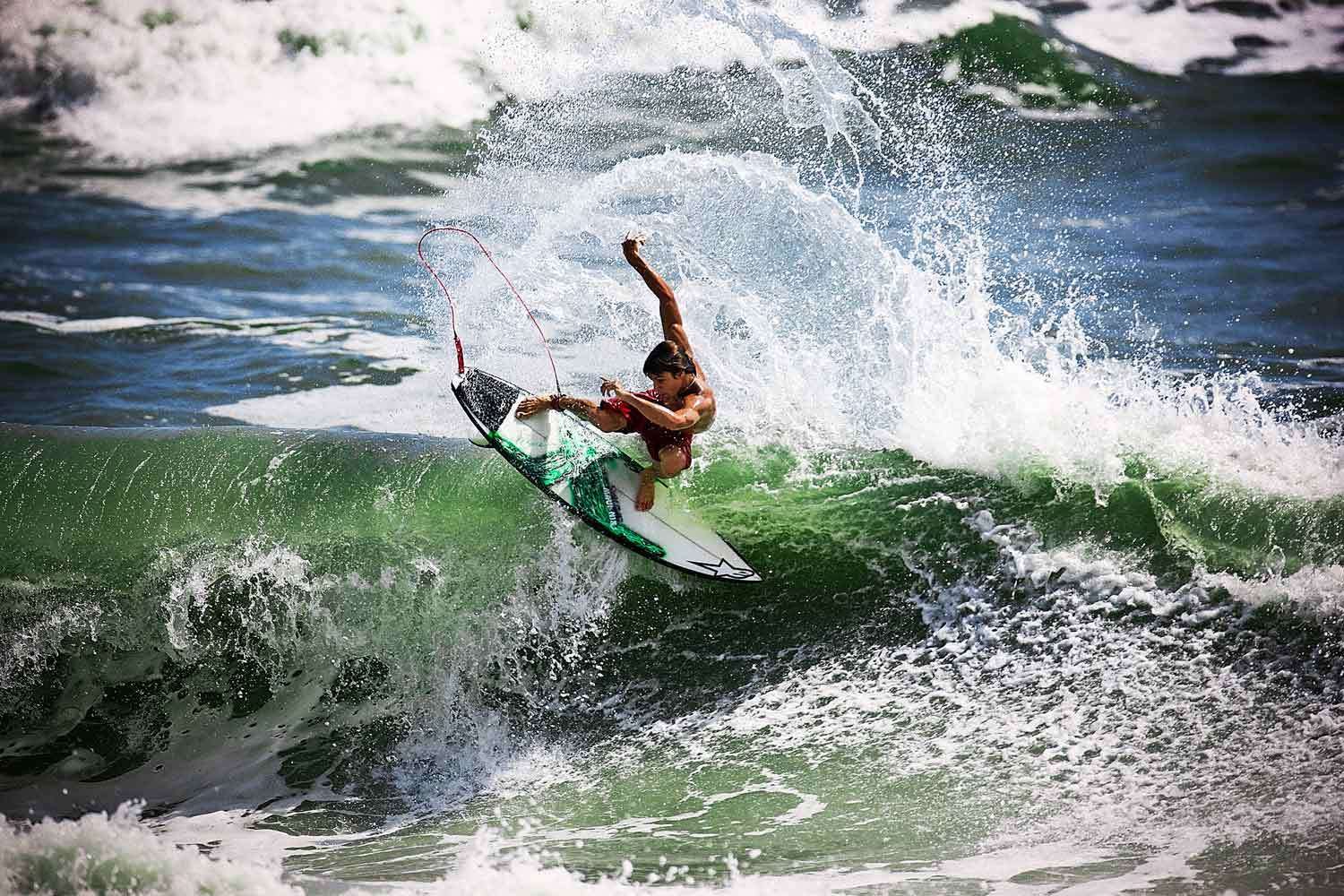 Jesse Heilman Alpinestars Surfing Photoshoot