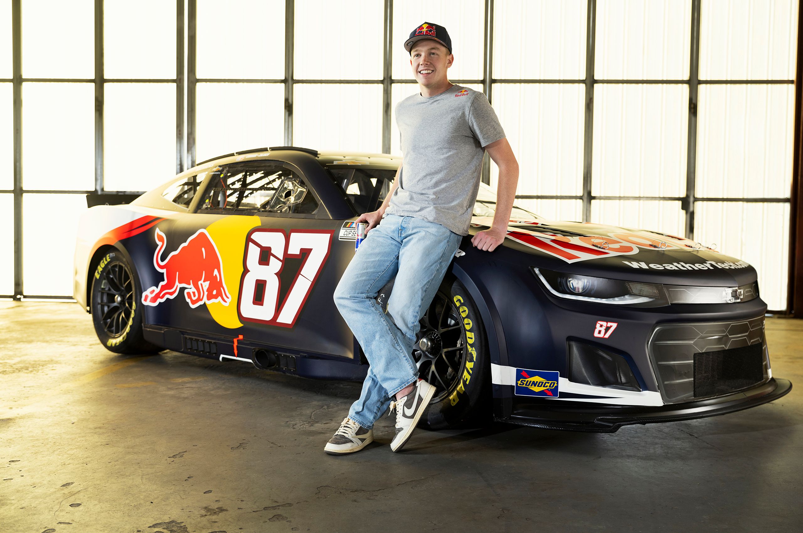 Conor Zilisch with the #87 Red Bull Trackhouse NASCAR Conor Zilisch Red Bull Trackhouse