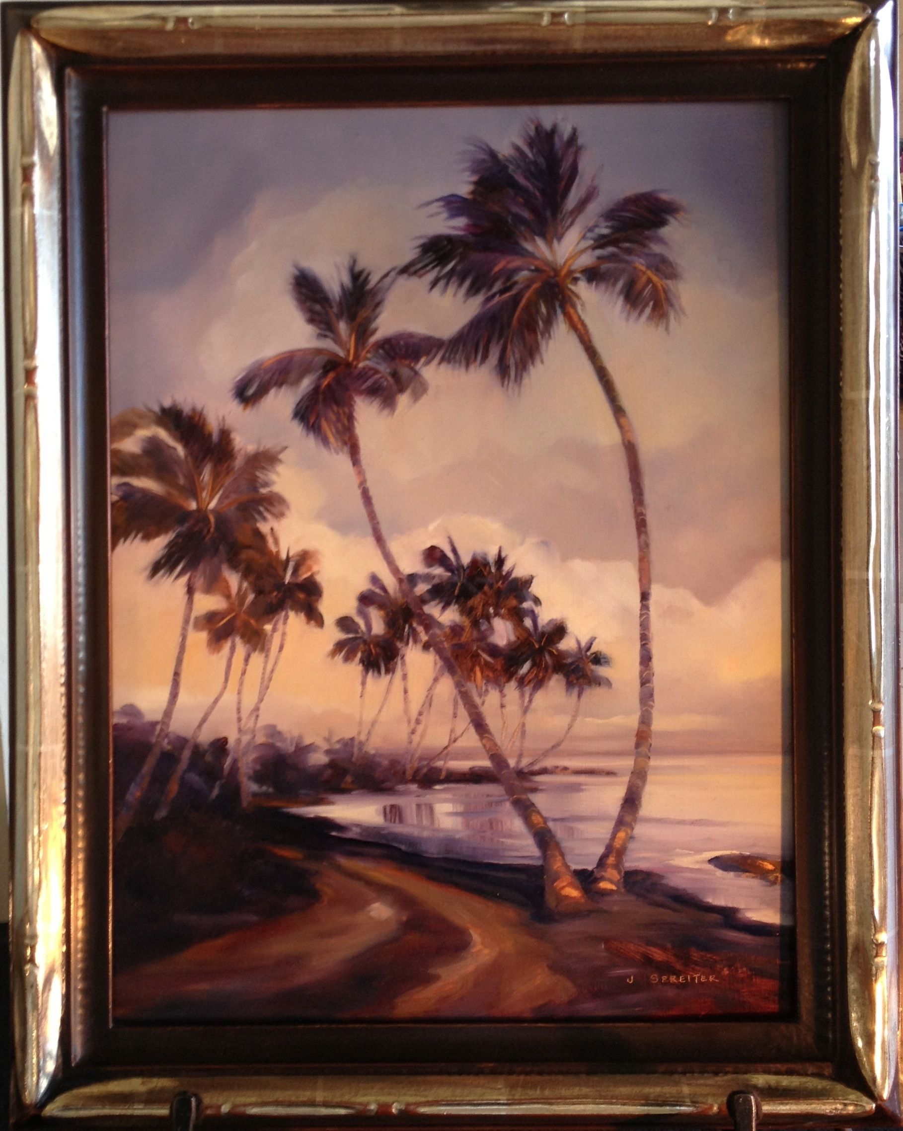 12"x16" original oil on panel Old Hawai'i