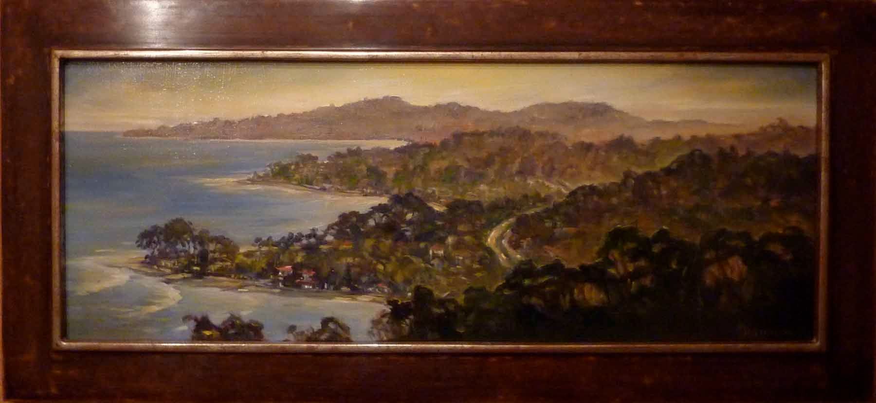 10"X30" oil on panel From Ortega Ridge