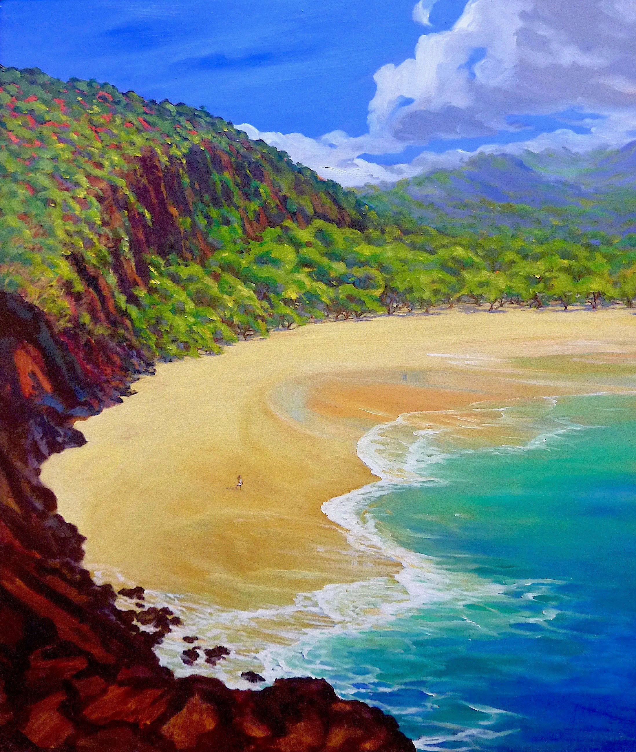 Original oil on panel Wailea