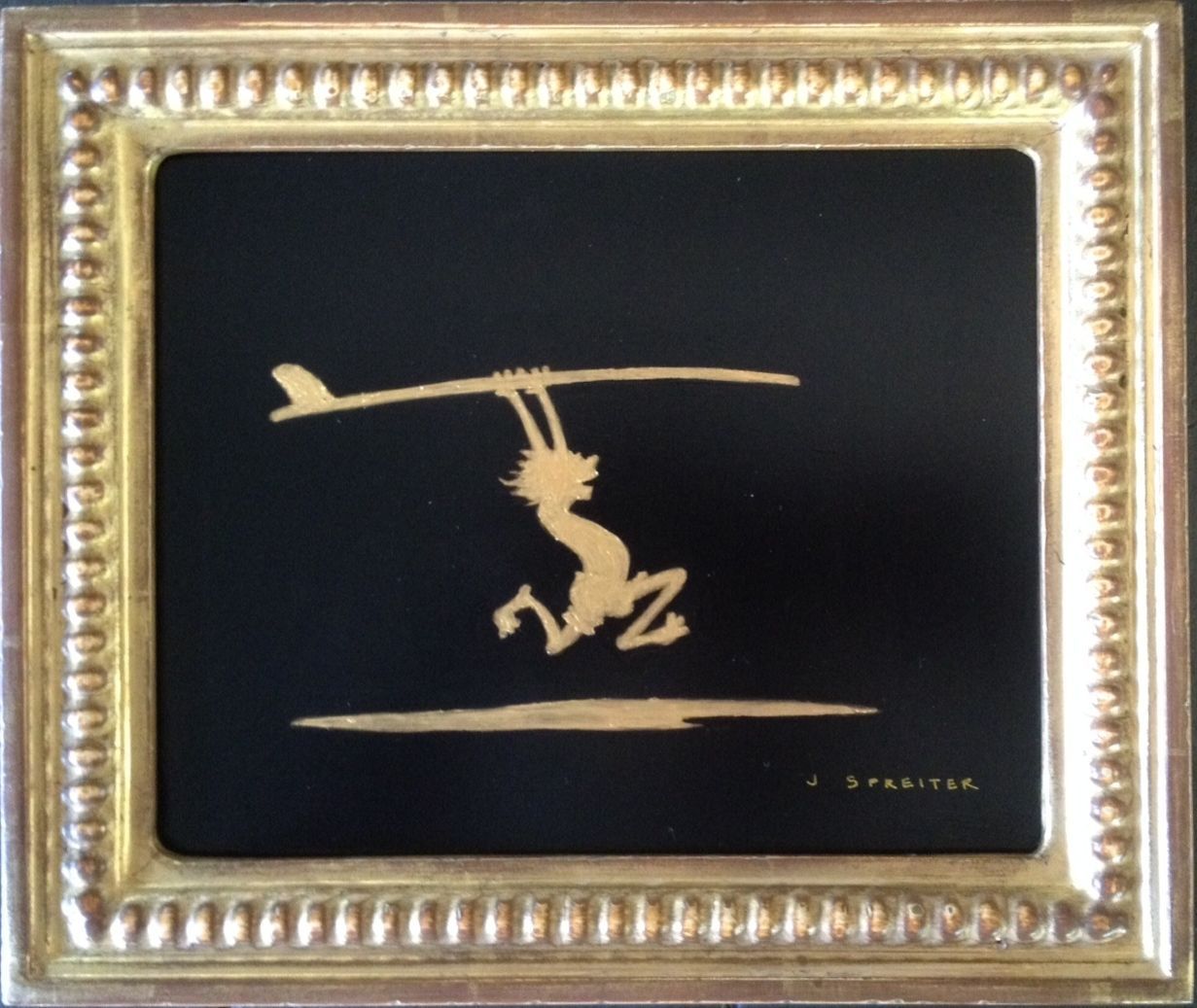 8"x10" acrylic on panel Cowabunga!