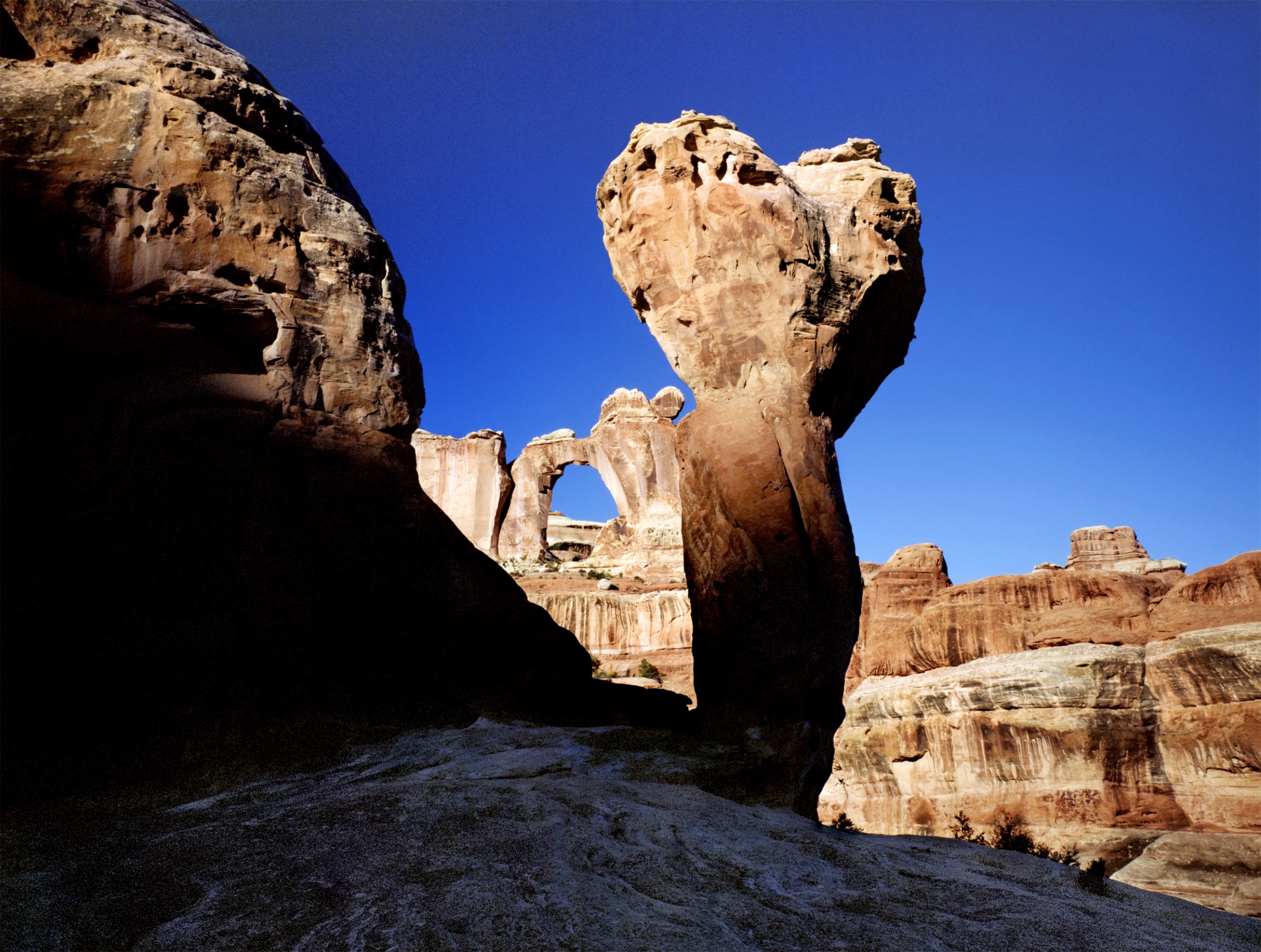 The Molar and Angel Arch, The Needles District, Canyonlands, Utah