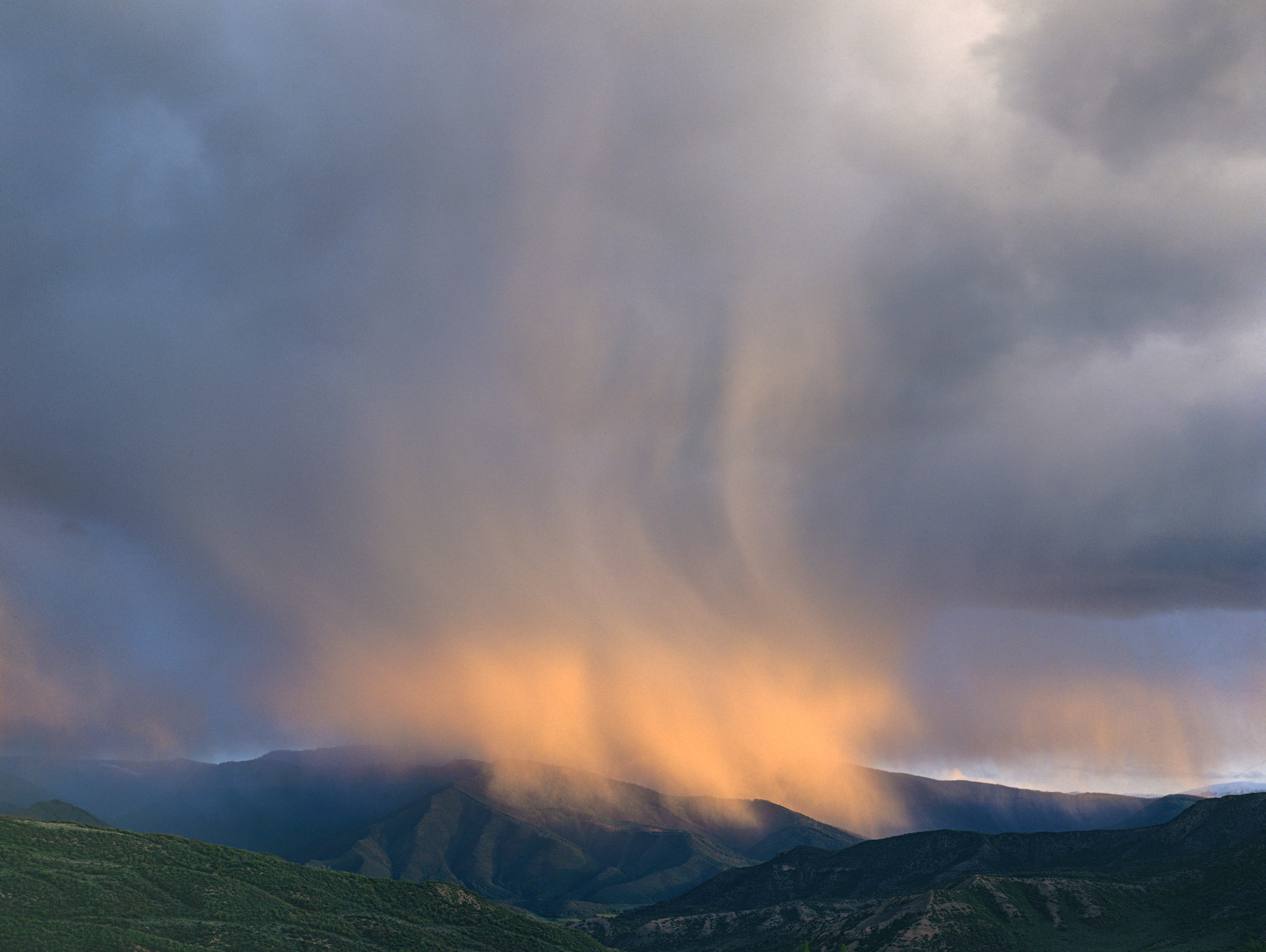 Rainshower, Roaring Fork Valley, Colorado 