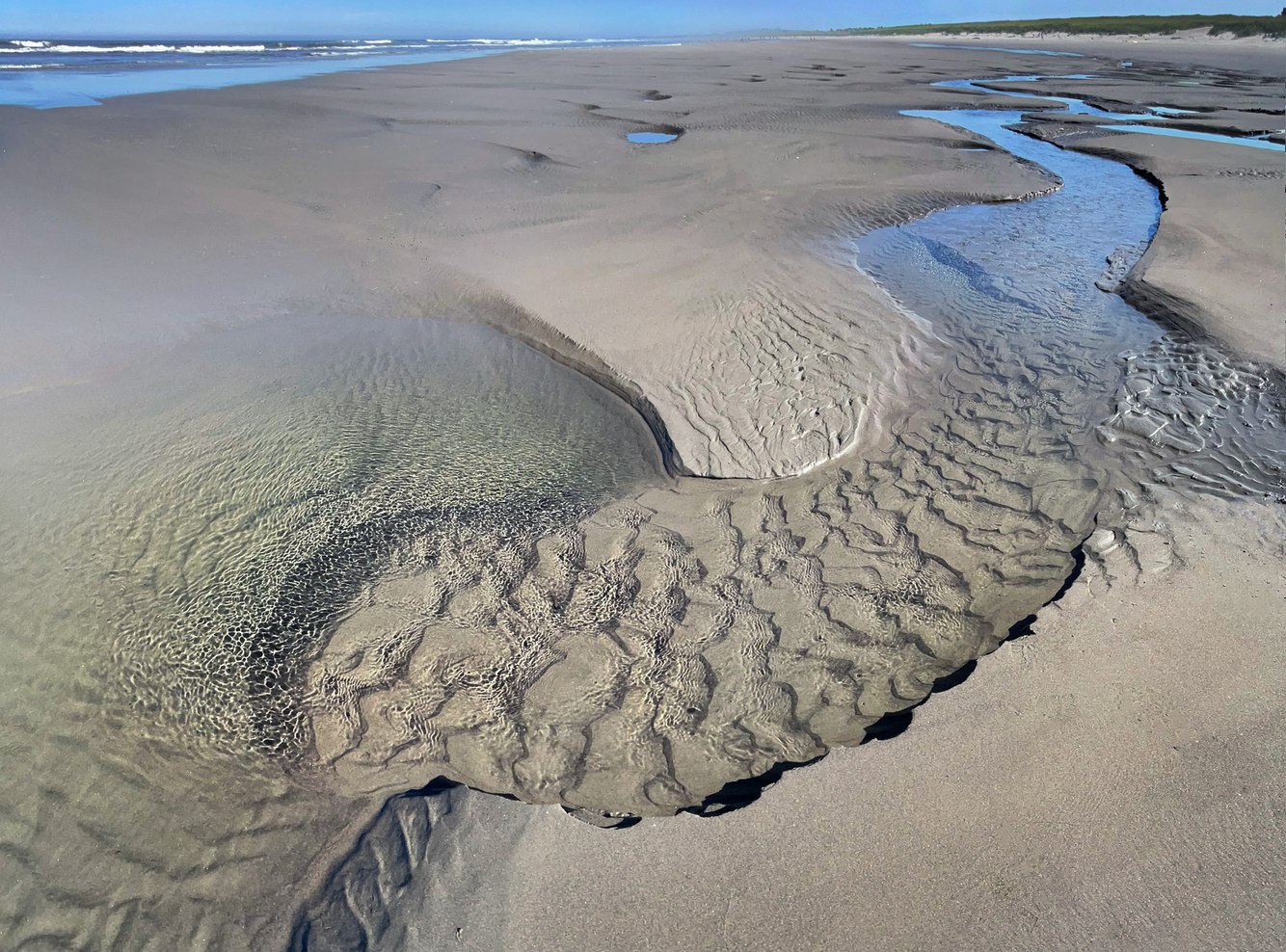 172. Beach Stream, Low Tide, Gearhart, Oregon 8.22.2026.jpg